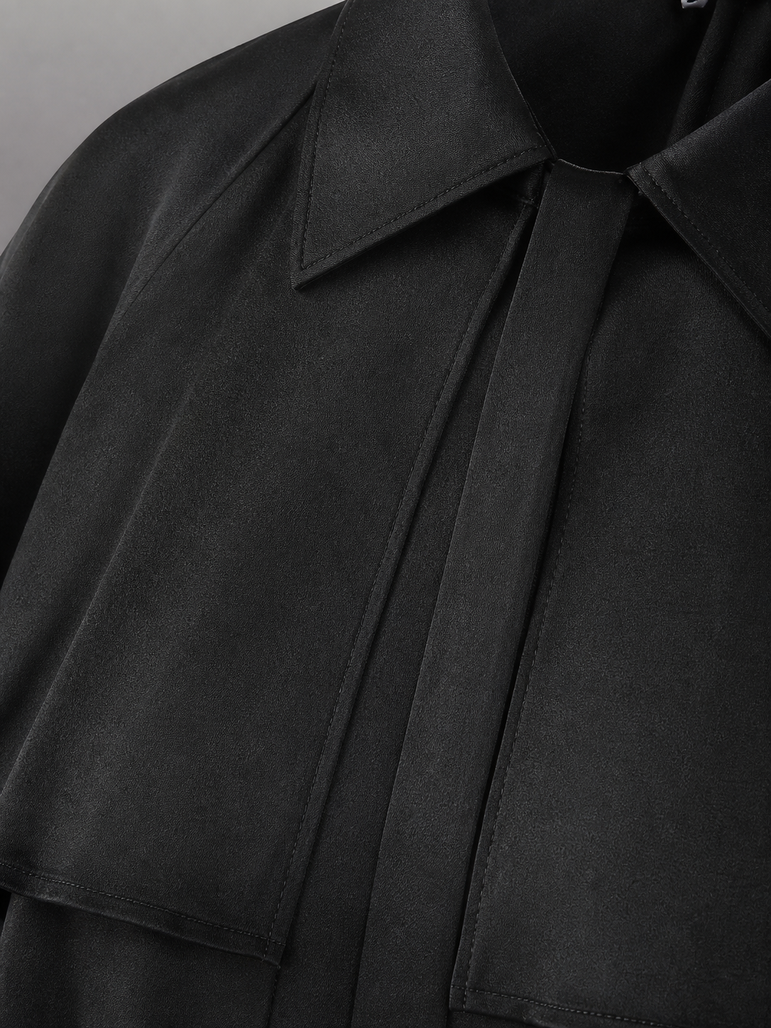 Black Medieval Long Carnival Cloak