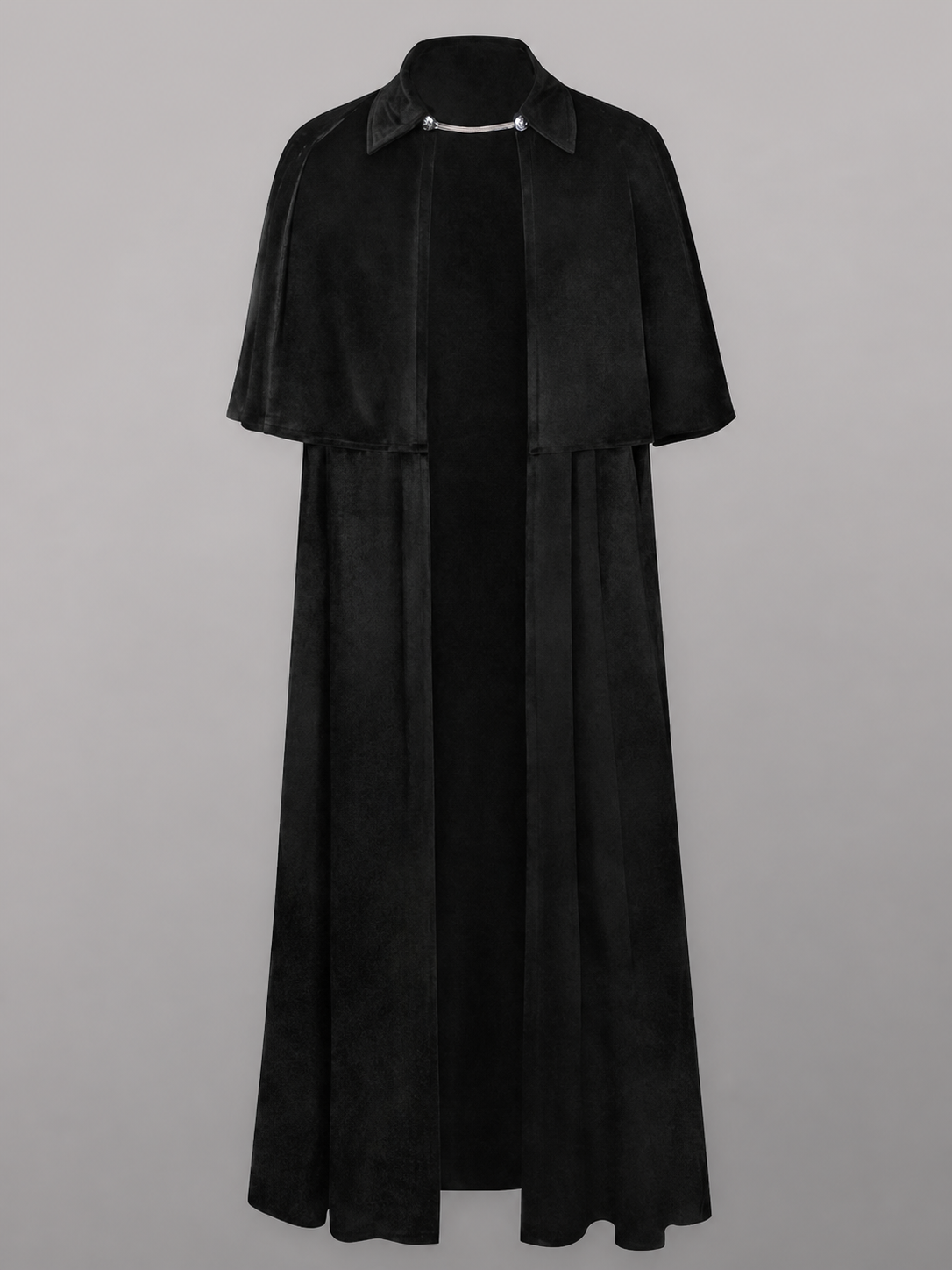 Black Gothic-Style Carnival Cloak