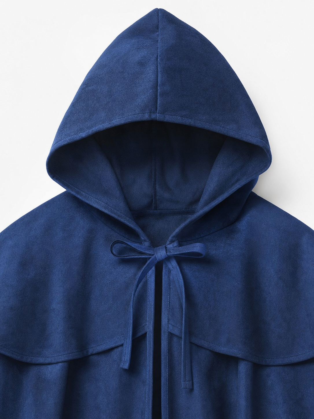 Dark Blue Hooded Carnival Cloak