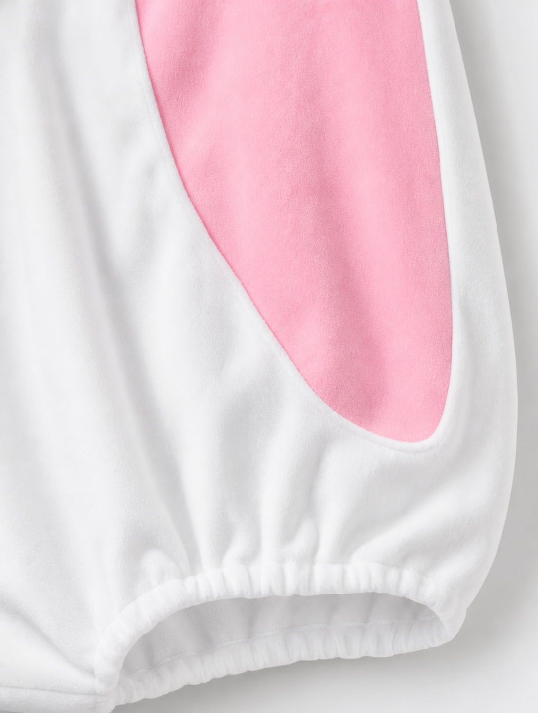 Rabbit Costume with Ears, Tail, and Pink Panel