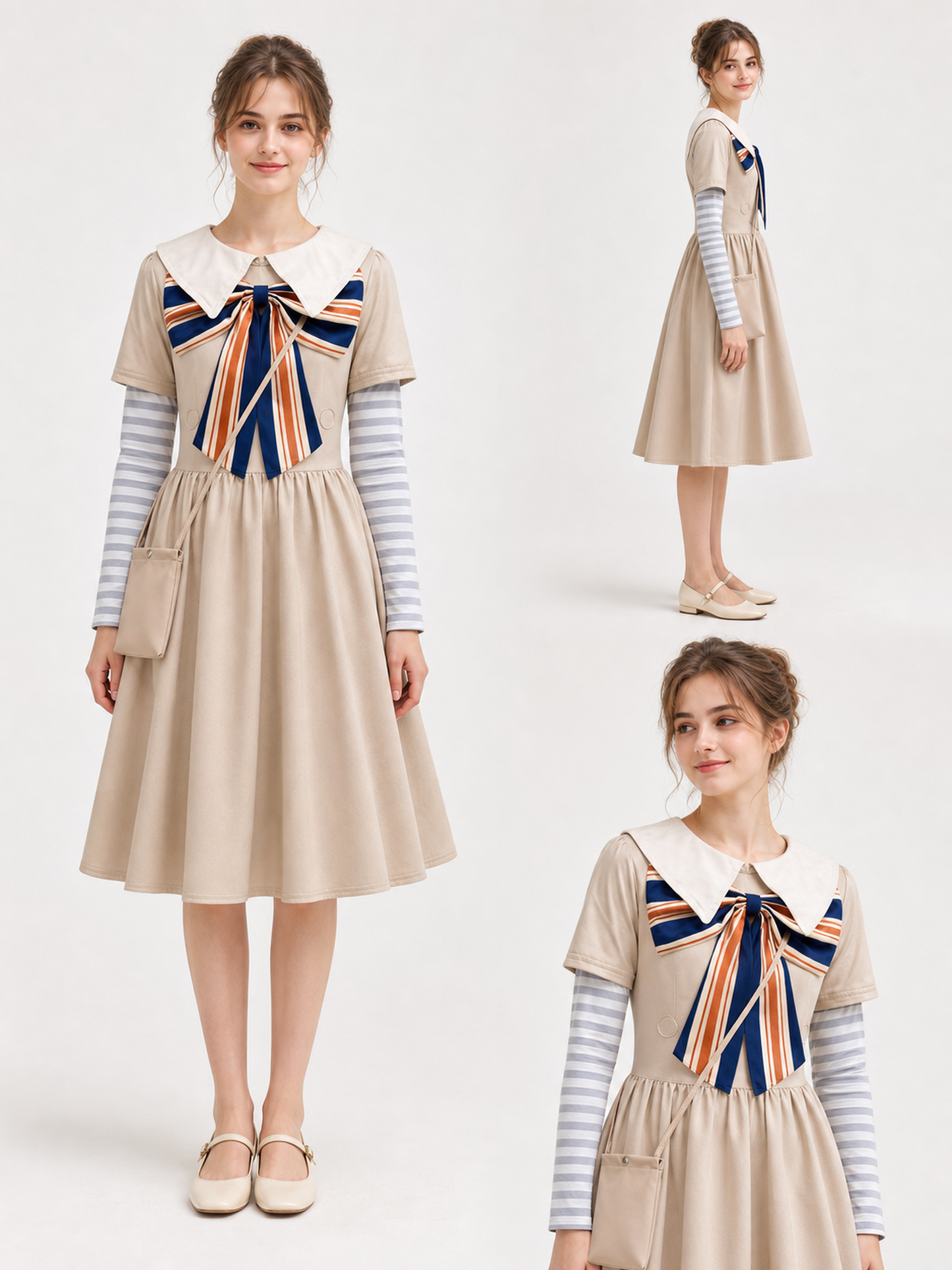 Children’s M3GAN-style Dress for Cosplay and Halloween