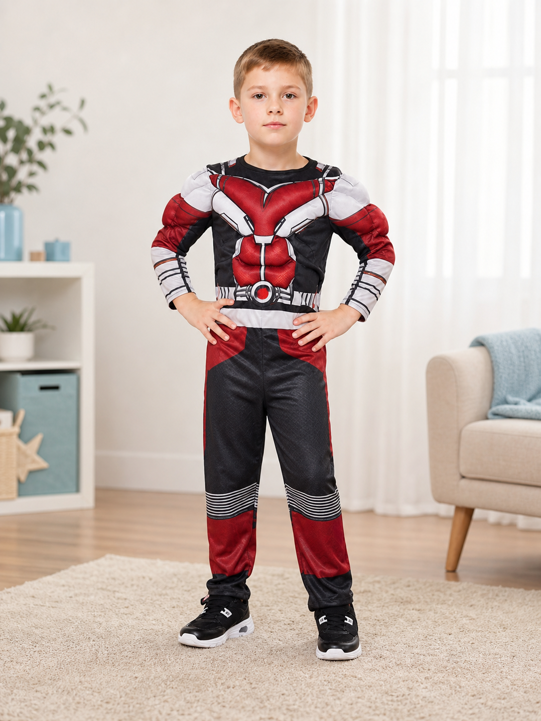 Superhero Costume with Mask for Kids' Parties
