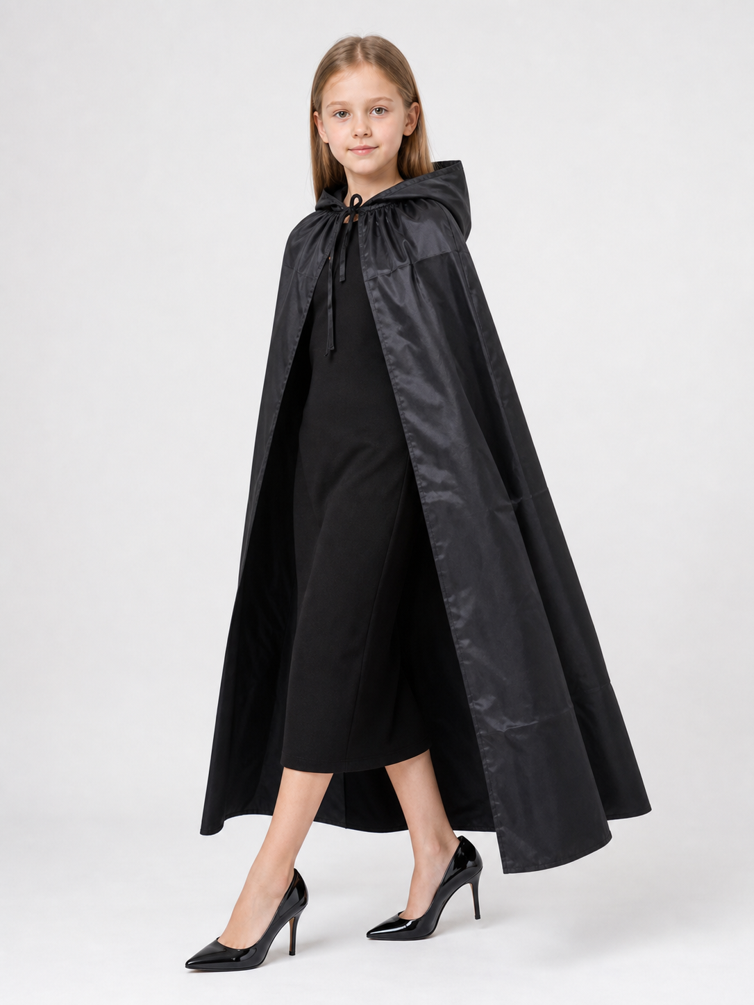 Black Hooded Carnival Cloak for Cosplay occasion guide 2