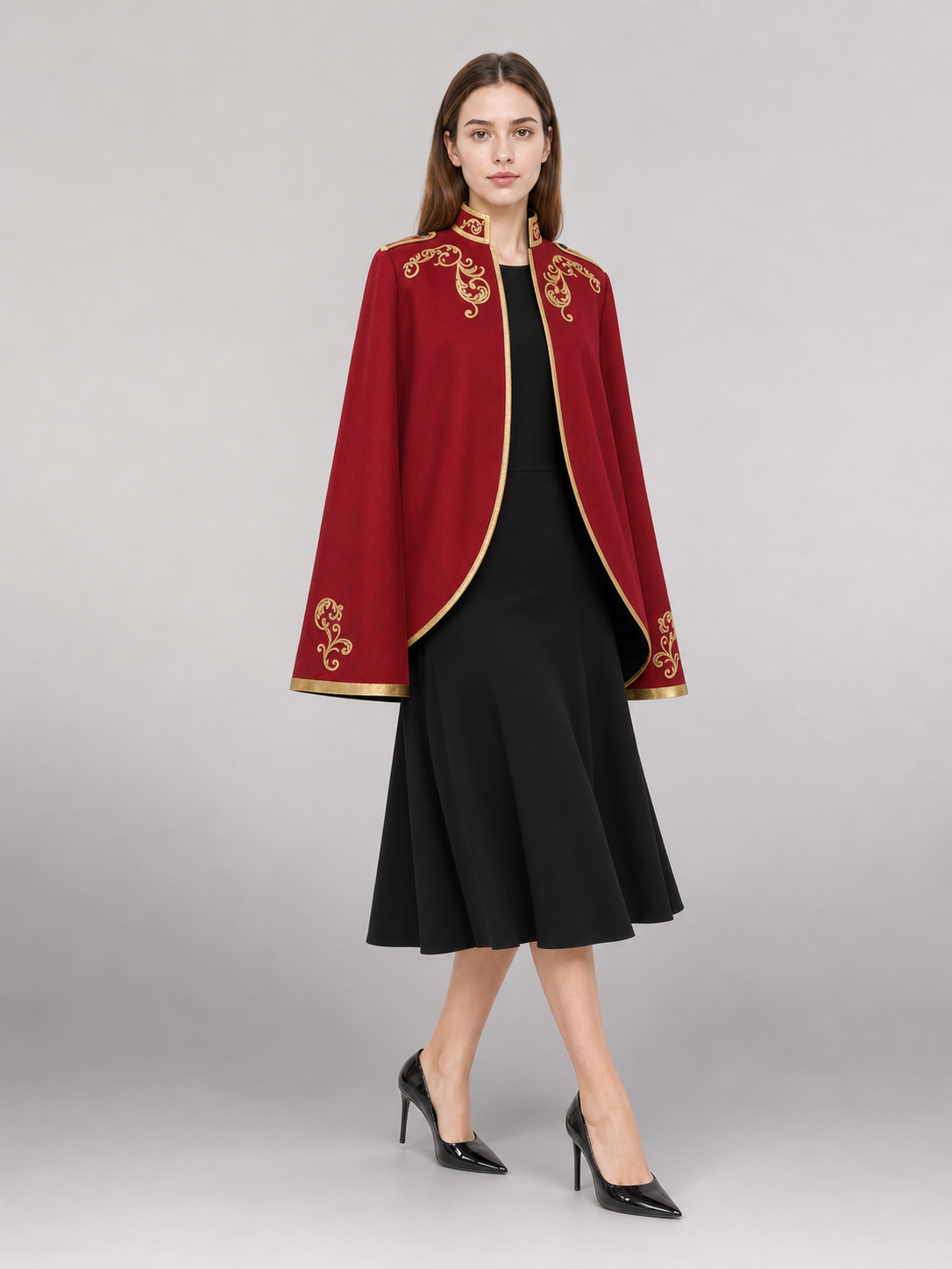 Red jacket with gold trim for a costume look occasion guide 2