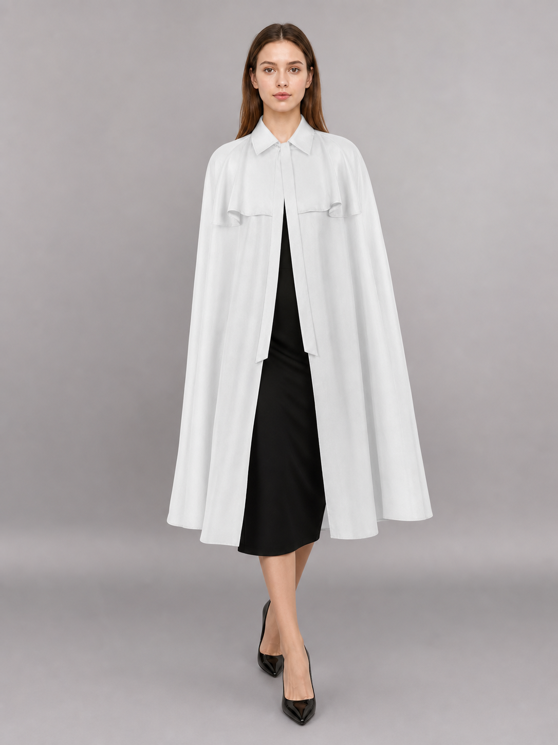 White Costume Cloak, Shirt Dress