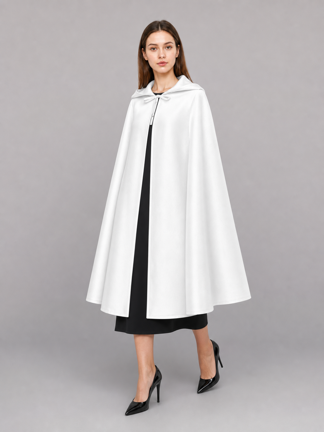 White Medieval Hooded Costume Cloak occasion guide 3