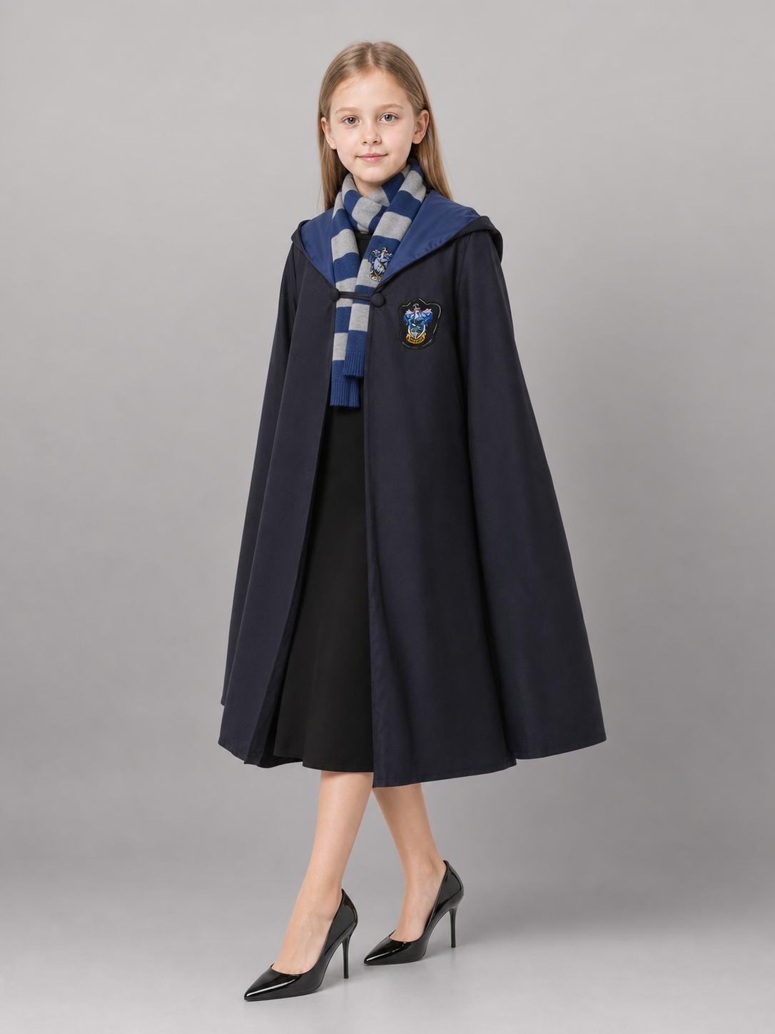 Wizard Costume with Robe, Hat, and Accessories