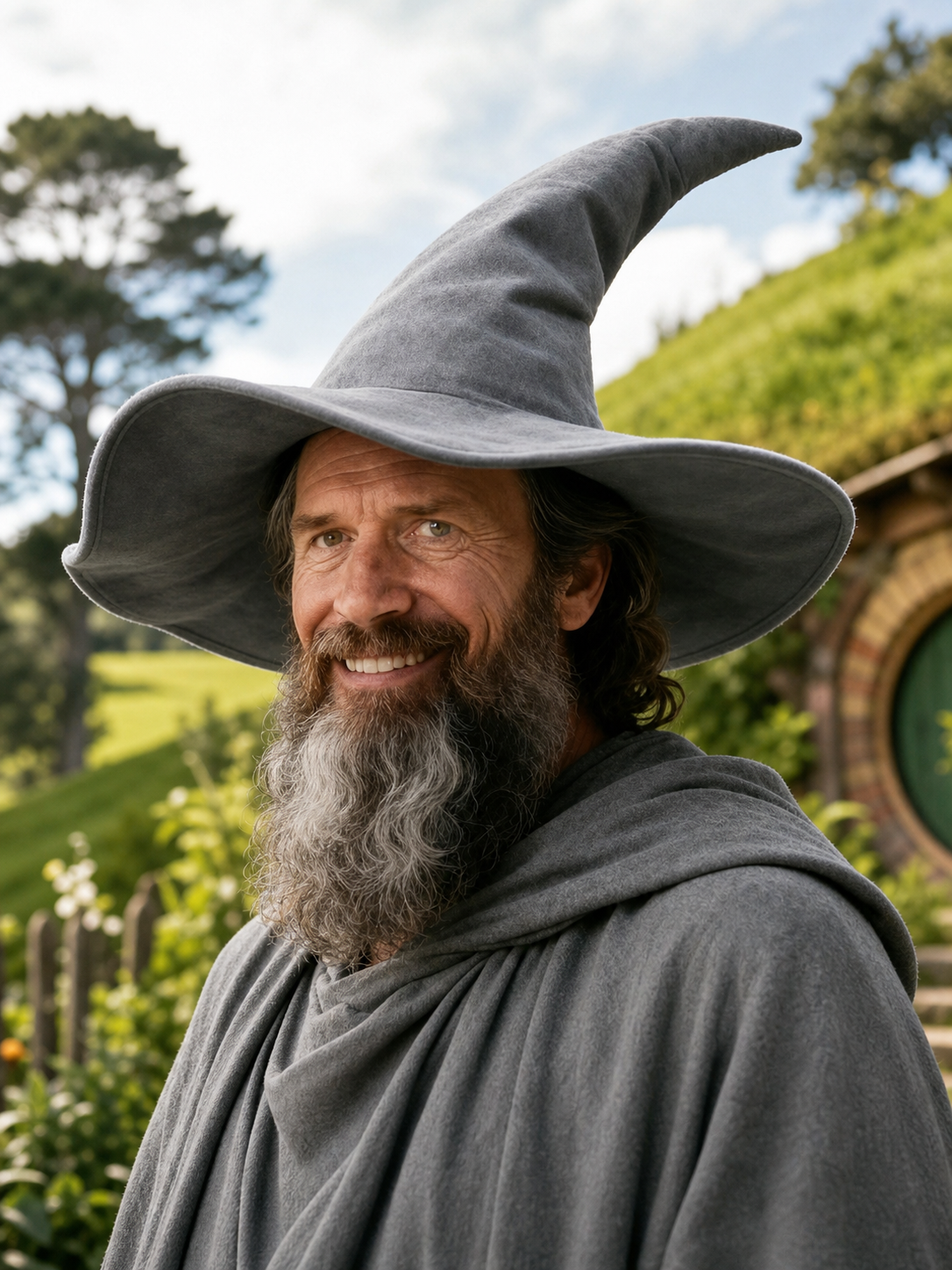 Wizard Costume Hat with Wide Brim