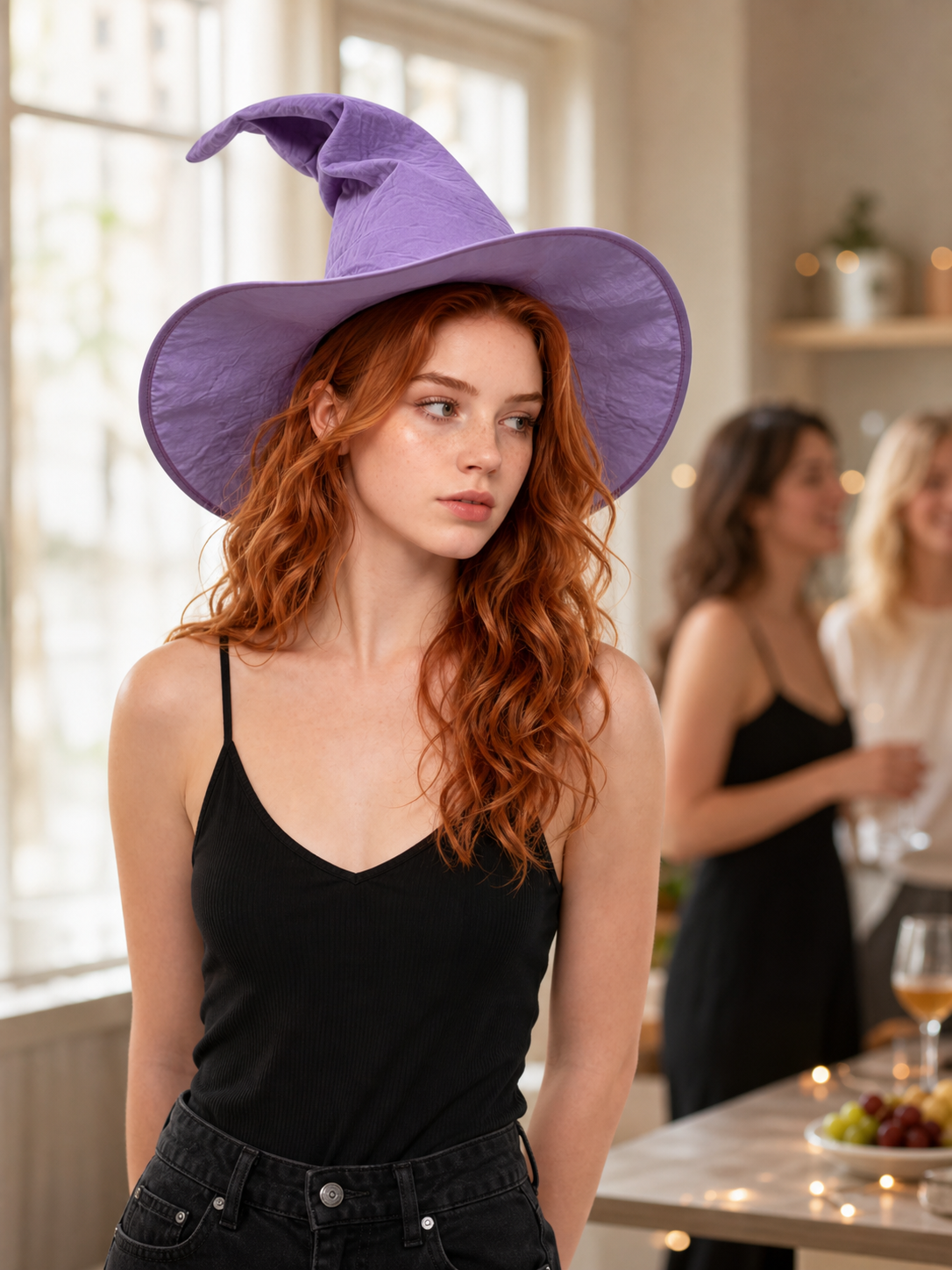 Light Purple Carnival Witch Hat