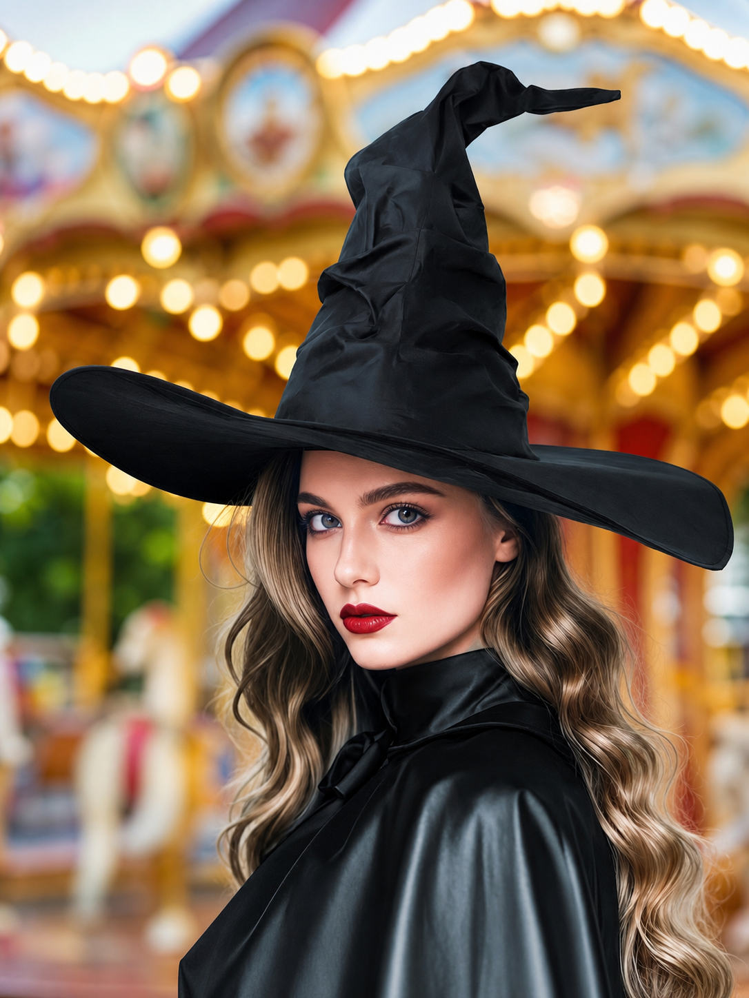 Halloween Witch Costume Hat