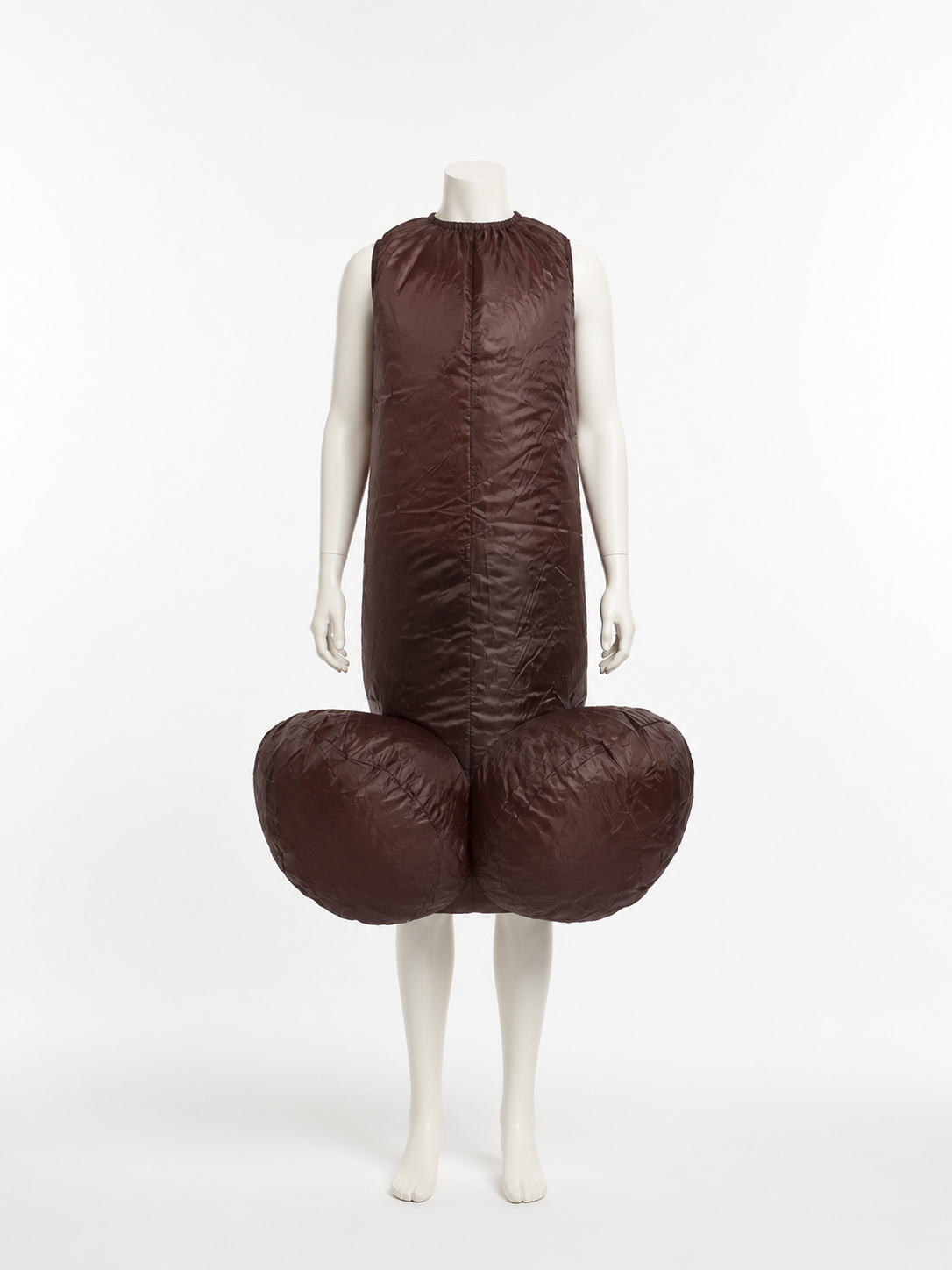 Brown Inflatable Carnival Costume, One Size side view