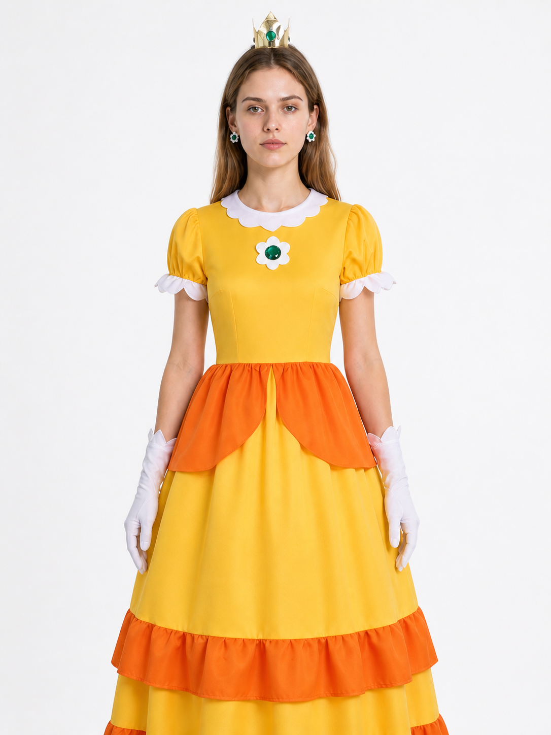 Princess Costume Long Dress with Gloves Costume Dresses detail 3