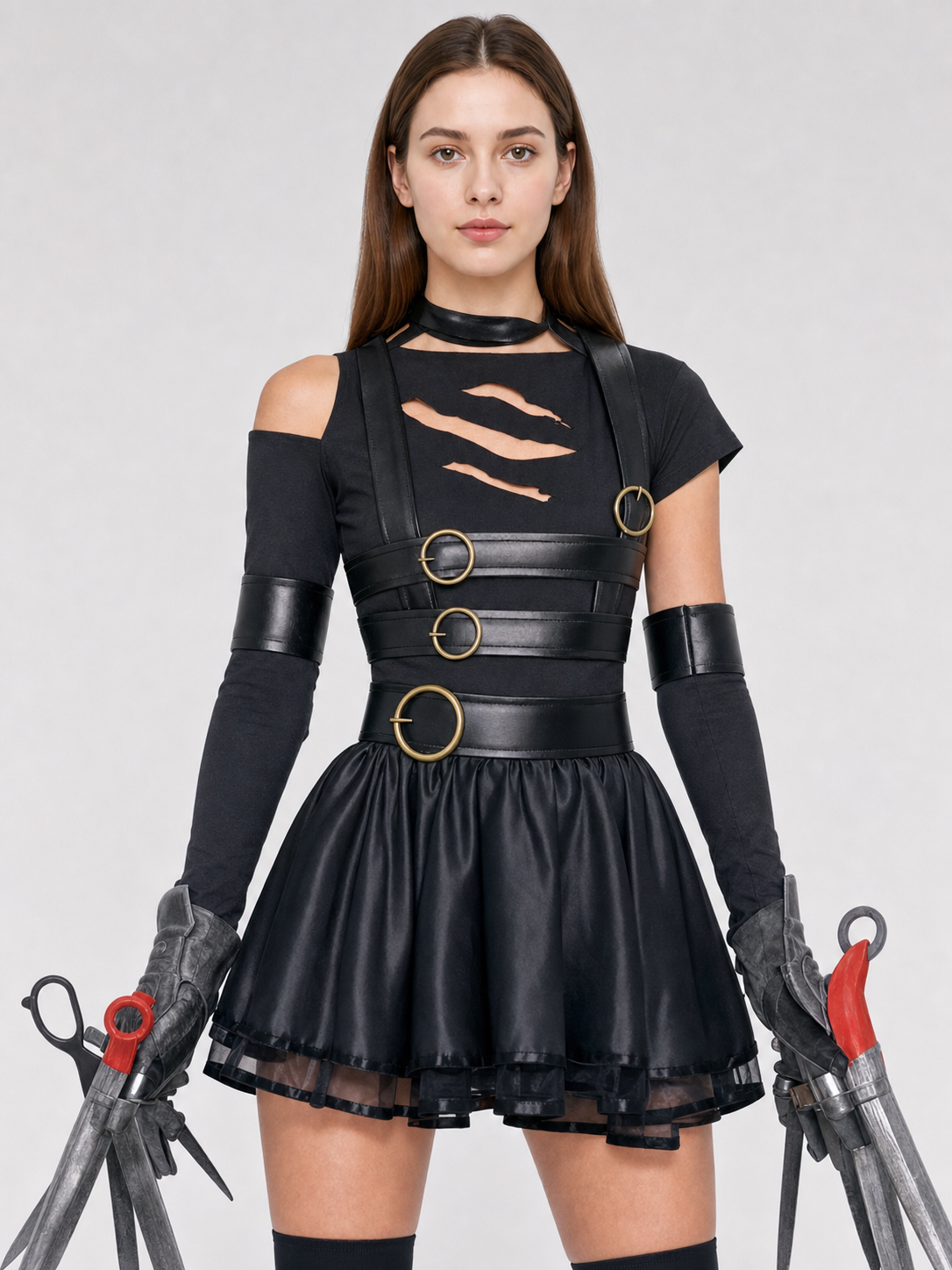 Edward Scissorhands Cosplay Costume for Stage Performances Costumes detail 2