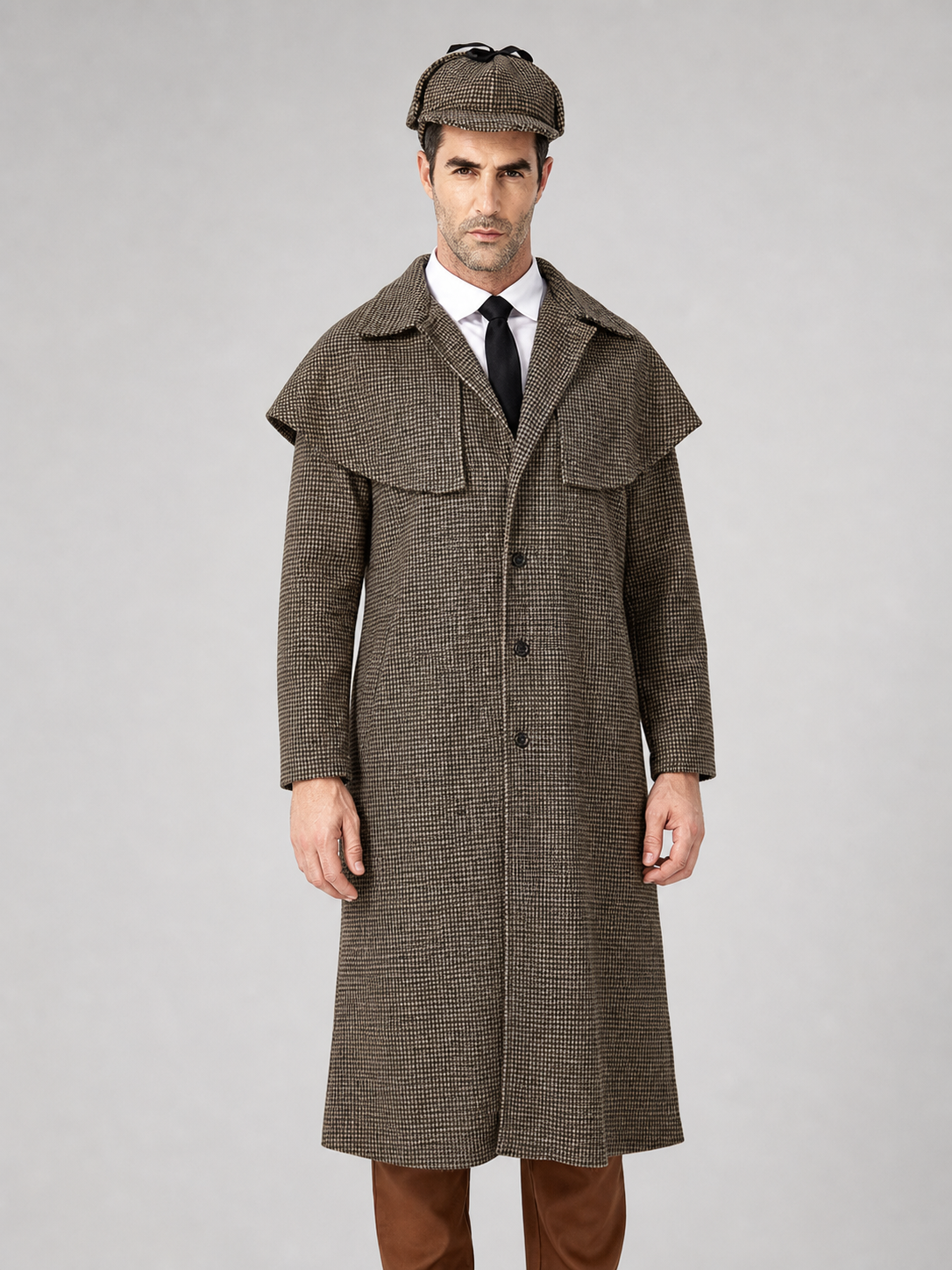 Sherlock Holmes Plaid Costume