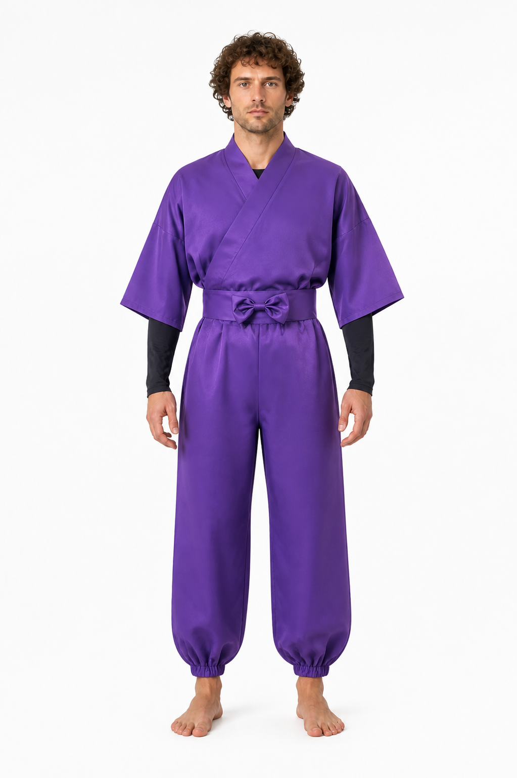 Ninja Cosplay Costume with Wide Sleeves Costumes detail 3