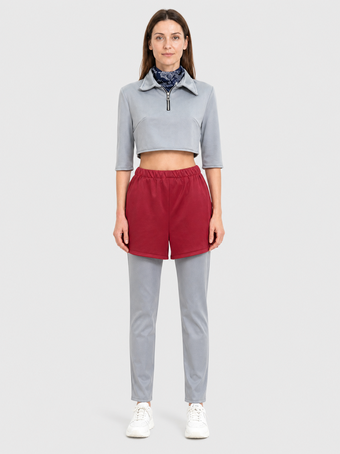Eleven Cosplay Costume: Jacket, Pants, Shorts, and Scarf Costumes detail 3