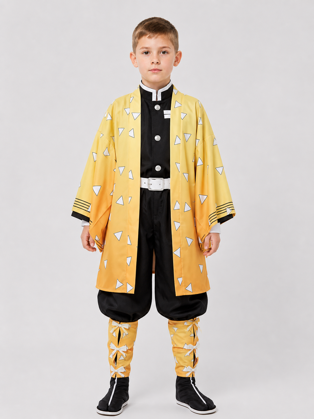 Agatsuma Zenitsu Cosplay Costume, Complete Set Costumes detail 3