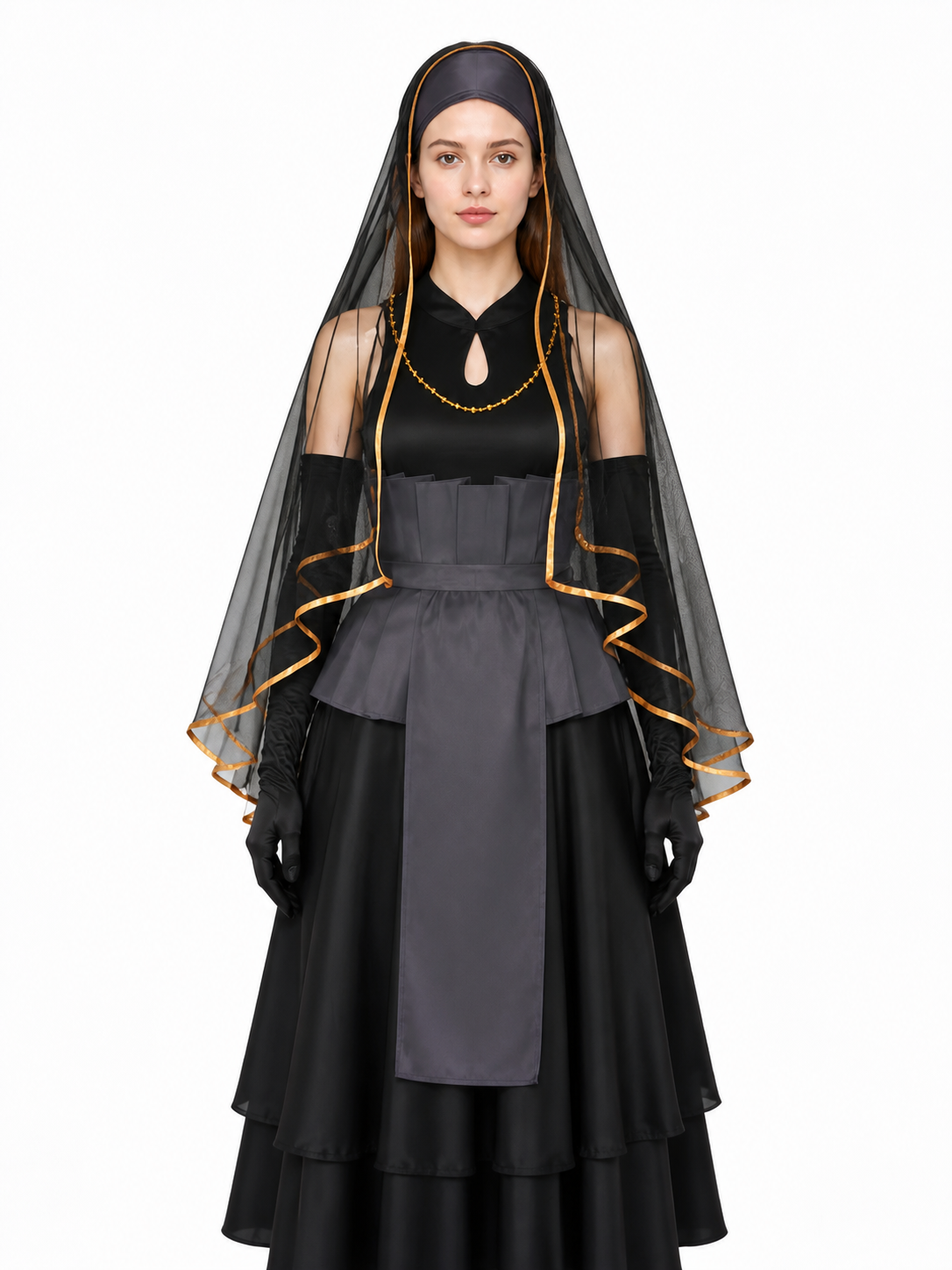 Cosplay Costume with Veil and Long Gloves Costumes detail 3