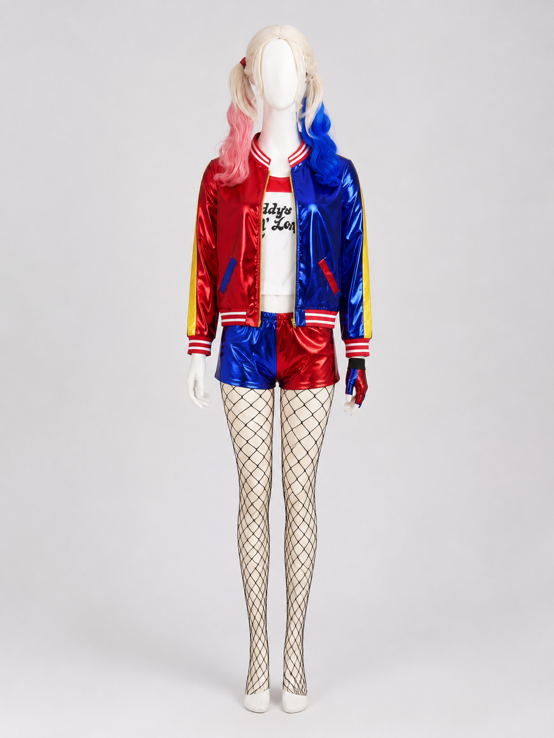 Harley Quinn Cosplay Costume, 8 Pieces Costumes detail 3