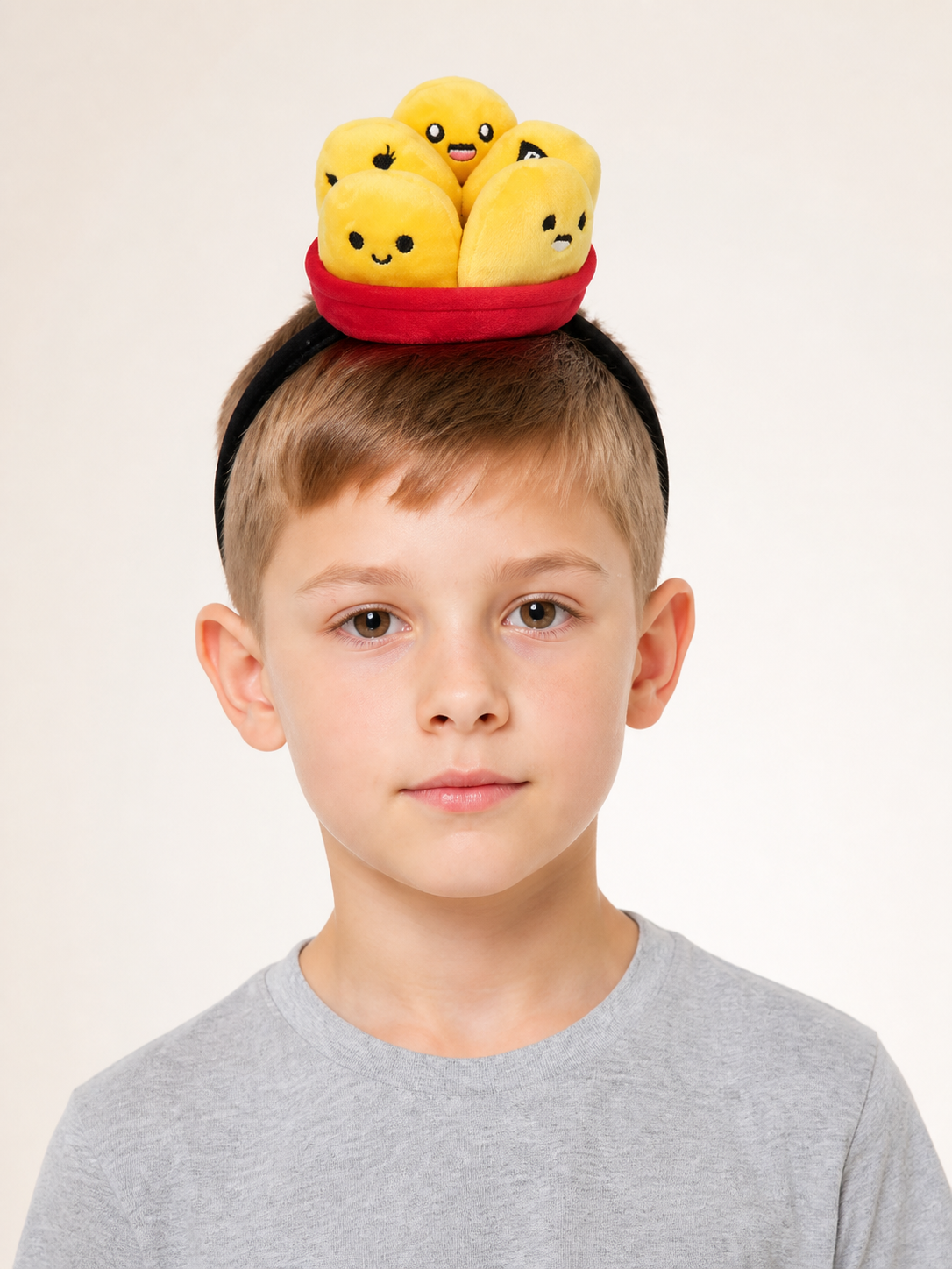 Carnival Headband with Fried Chicken Figures Costume Headwear detail 2