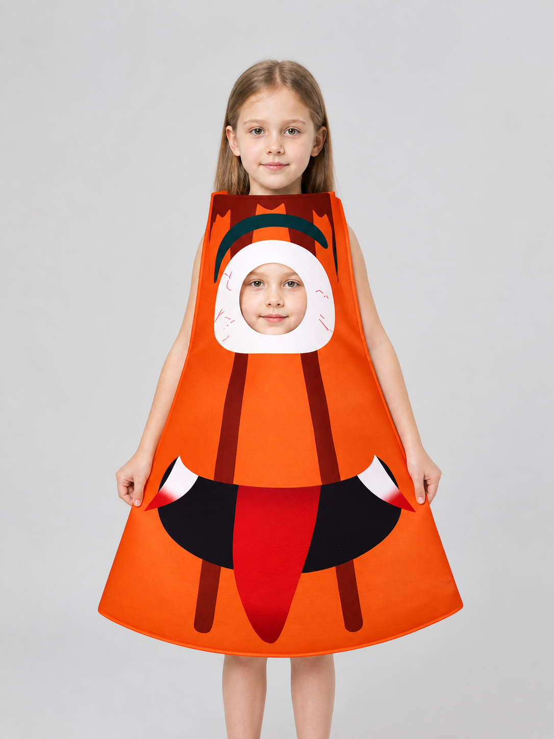 Carnival Grass Block Cape in Pixel Style Costume Capes detail 3