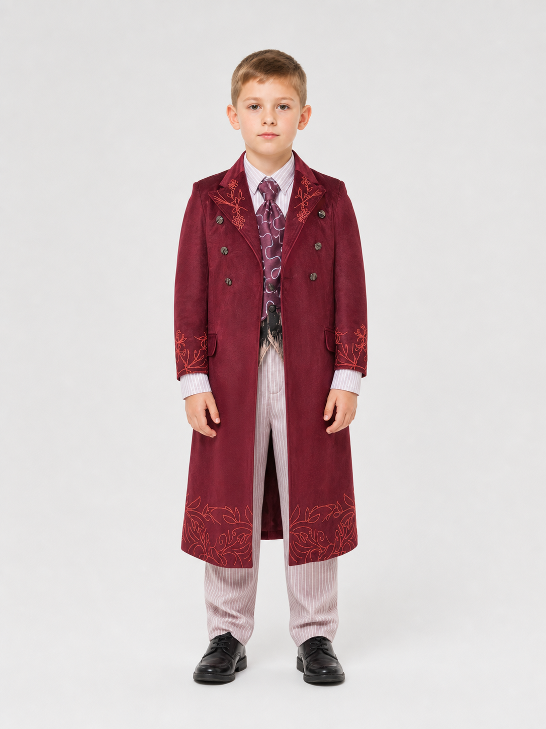 Willy Wonka Costume with Coat, Vest, Shirt, and Pants Costumes detail 3