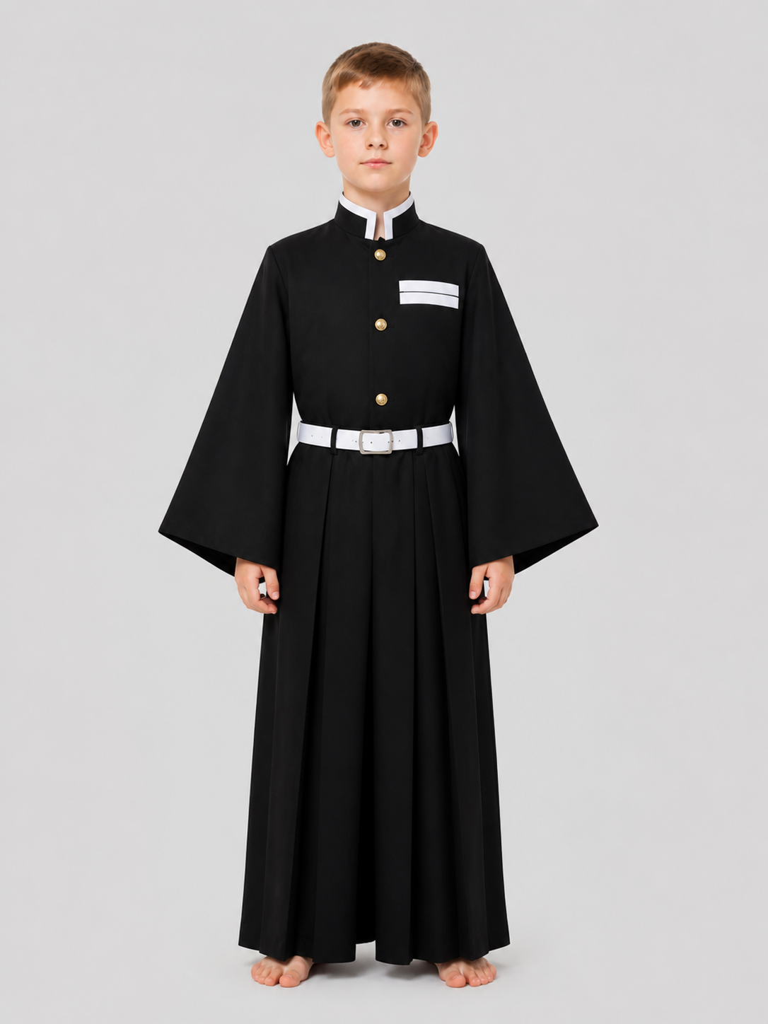Tokito Muichiro Cosplay Costume: Top, Pants, and Belt Costumes detail 3
