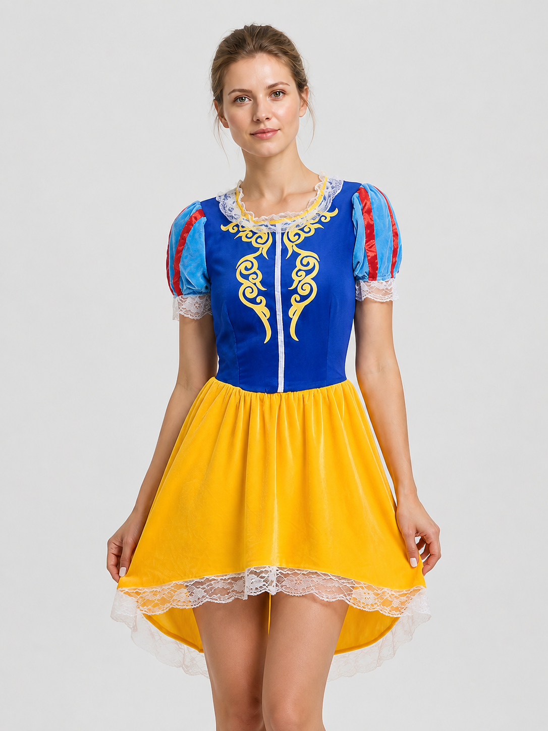 Snow White Cosplay Costume, Dress with Sleeves Costume Dresses detail 3