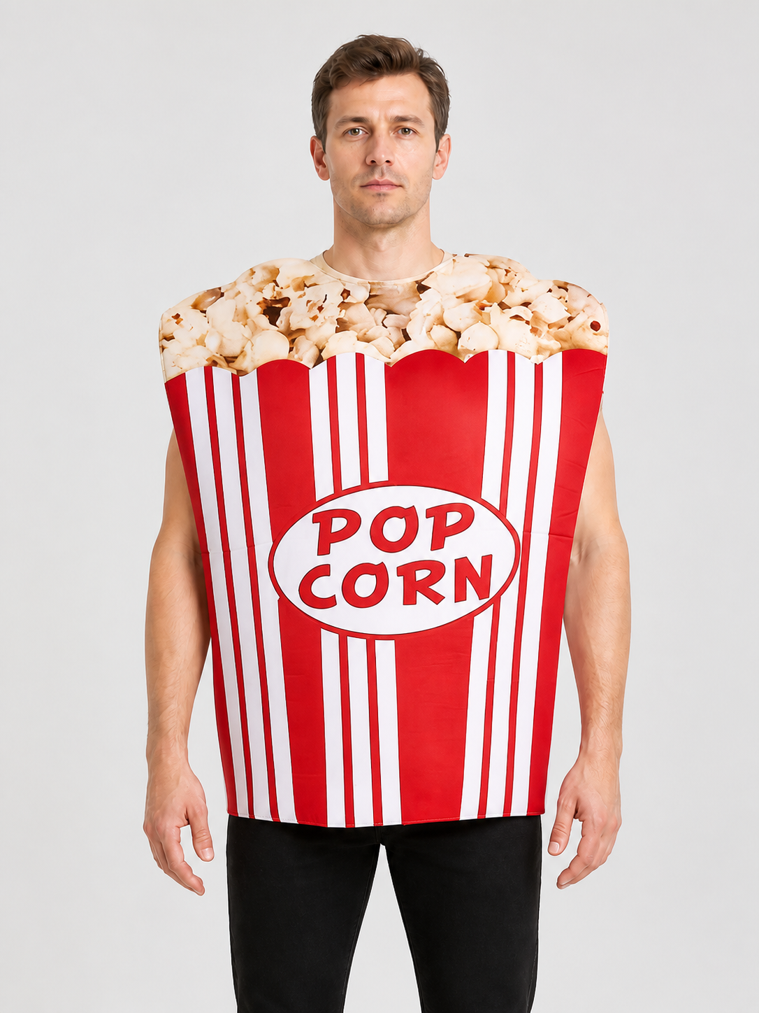 “Popcorn” carnival costume in the shape of a bucket, one size product detail 3