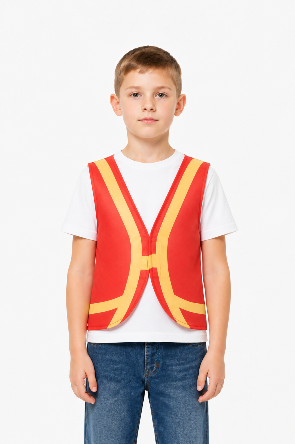 Zootopia Costume Vest, Red with Yellow Trim Costumes detail 3