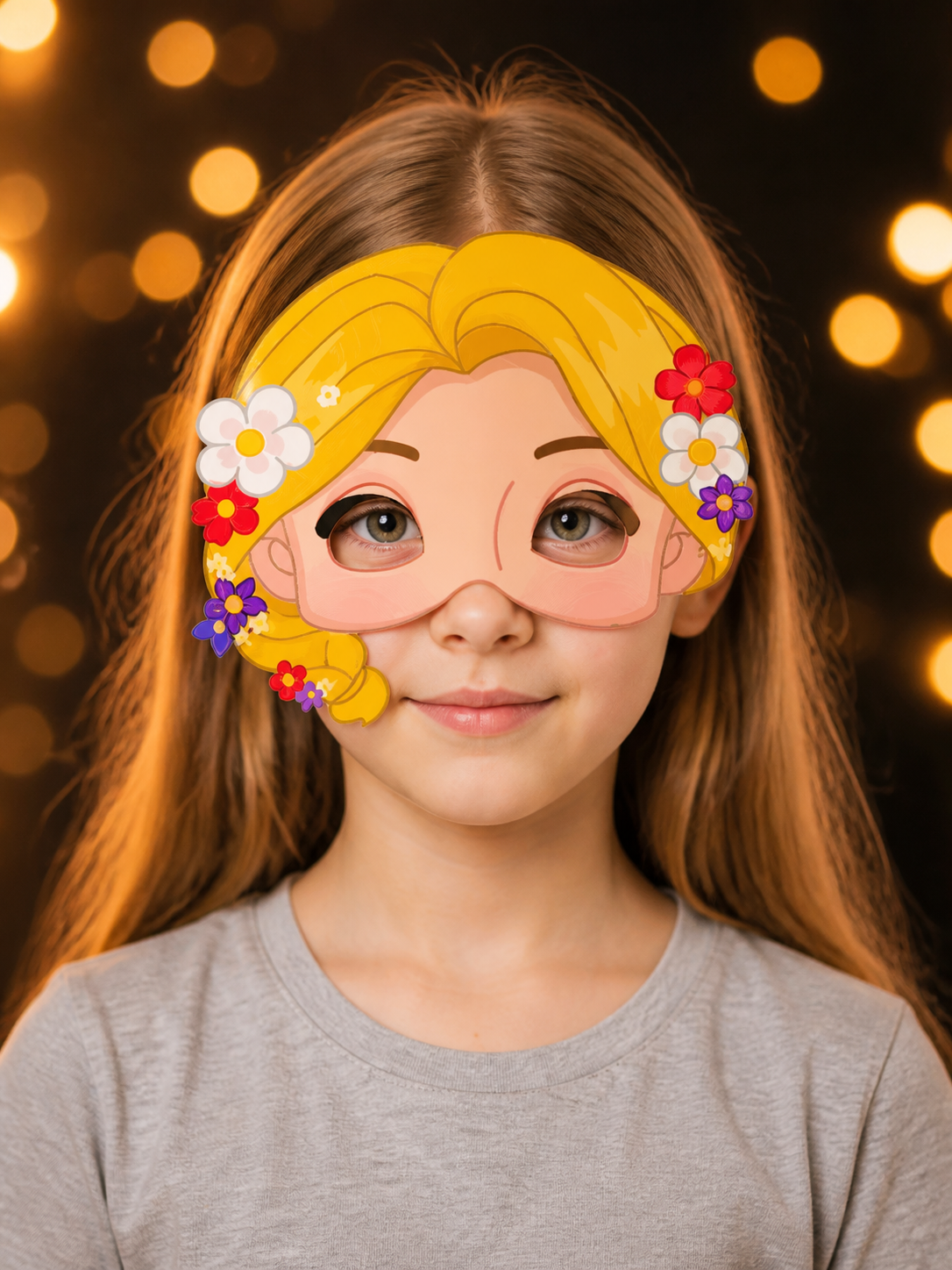 Princess-Style Carnival Mask for Halloween and Cosplay Costume Masks detail 2