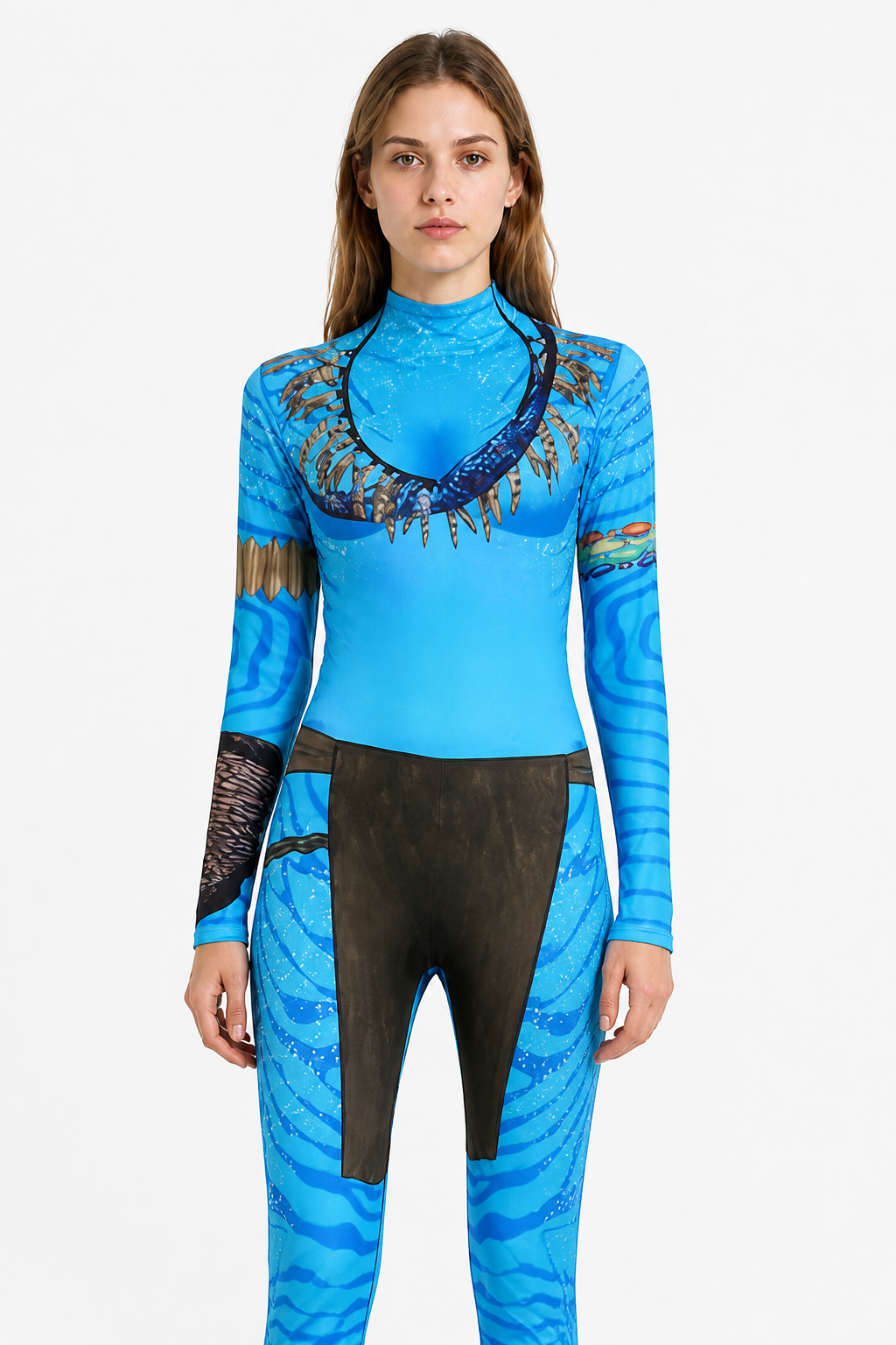 Avatar Cosplay Jumpsuit with Long Sleeves Costumes detail 3