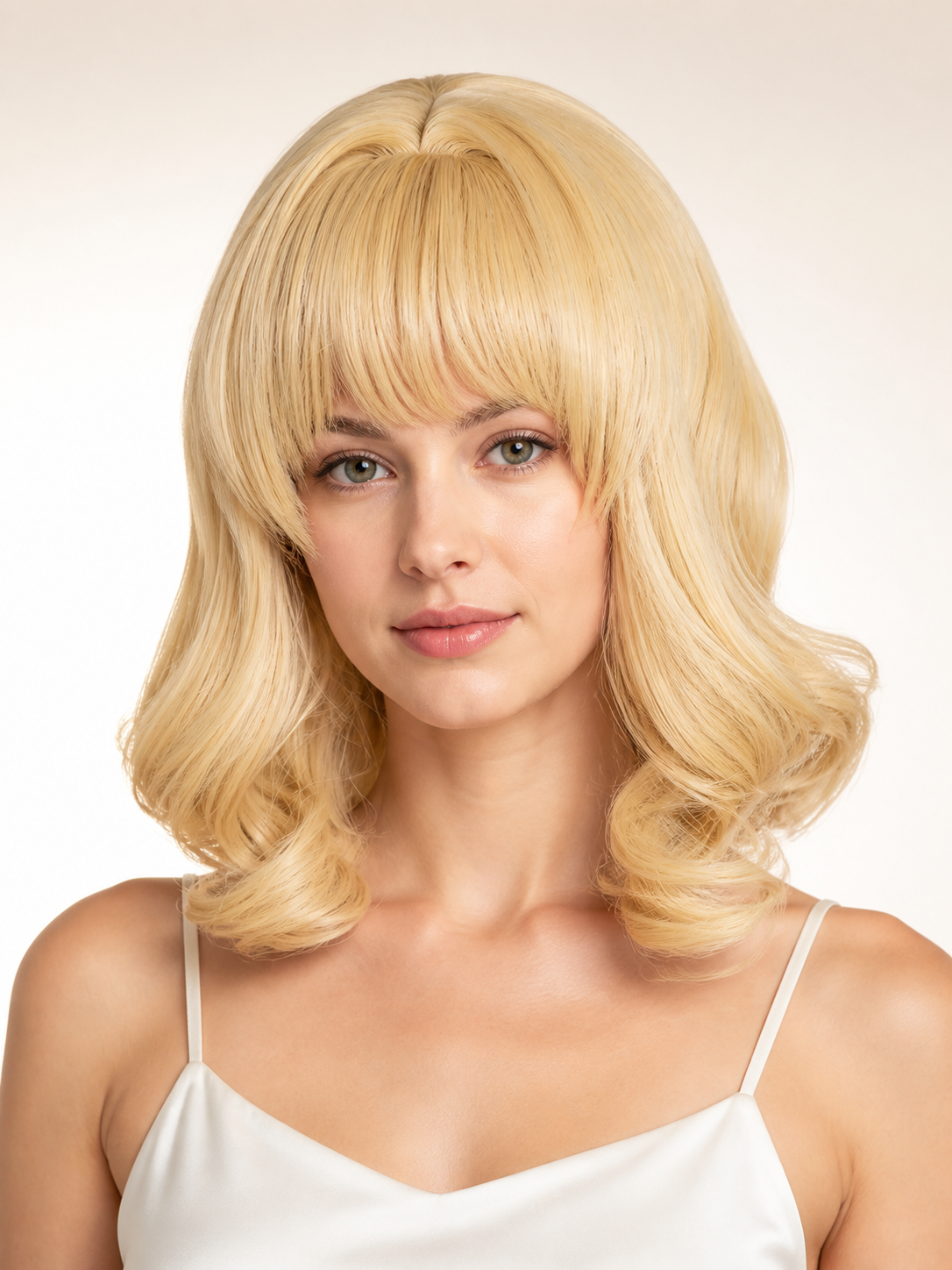 Long Cosplay Wig, Silver or Gold Costume Wigs detail 2