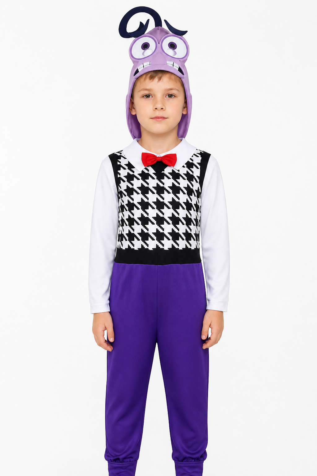 Inside Out 2 Jumpsuit Costume with Purple Head and Butterfly Costumes detail 3