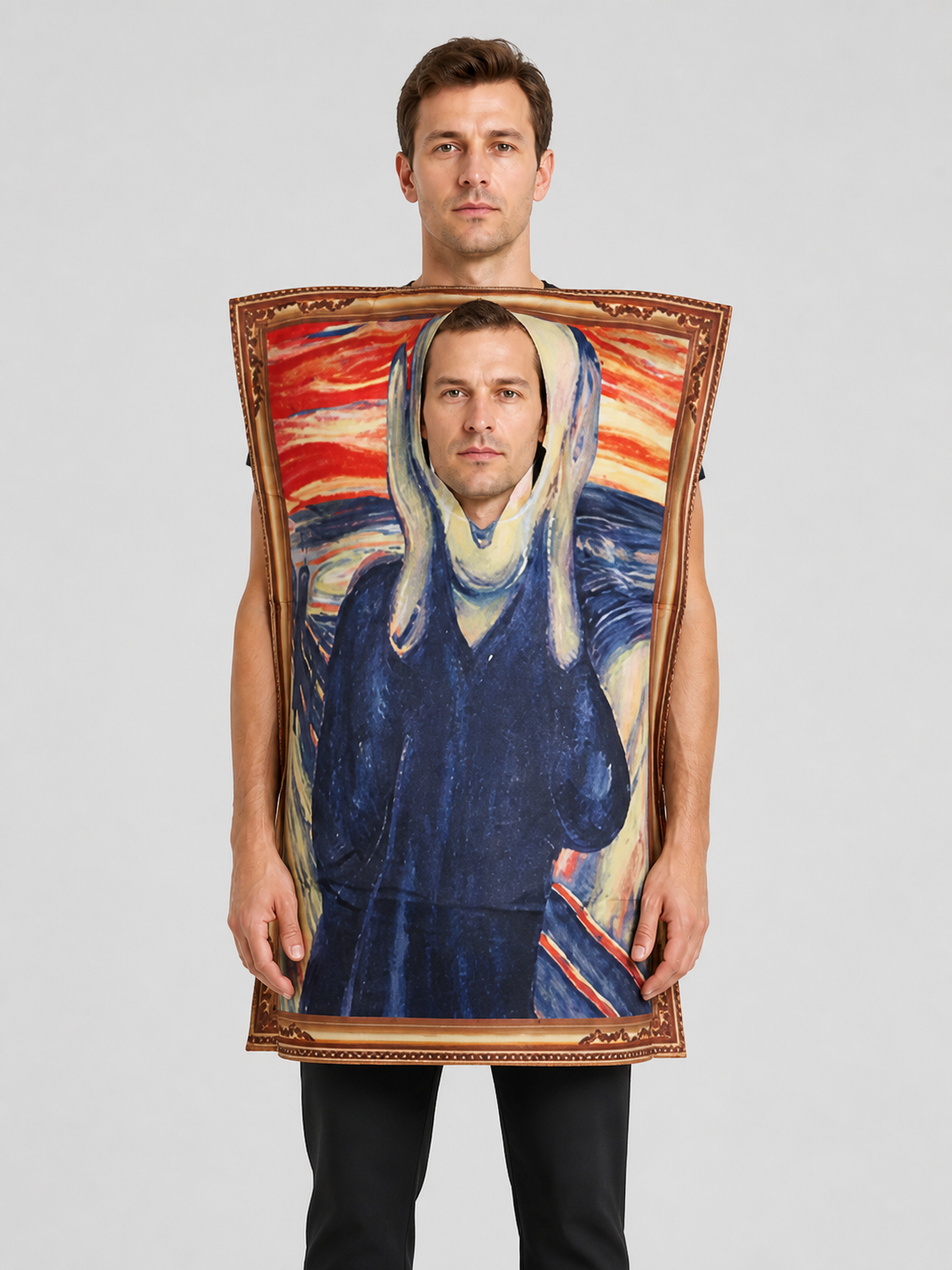 The Scream Cosplay Costume — Framed Painting, Adult product detail 3