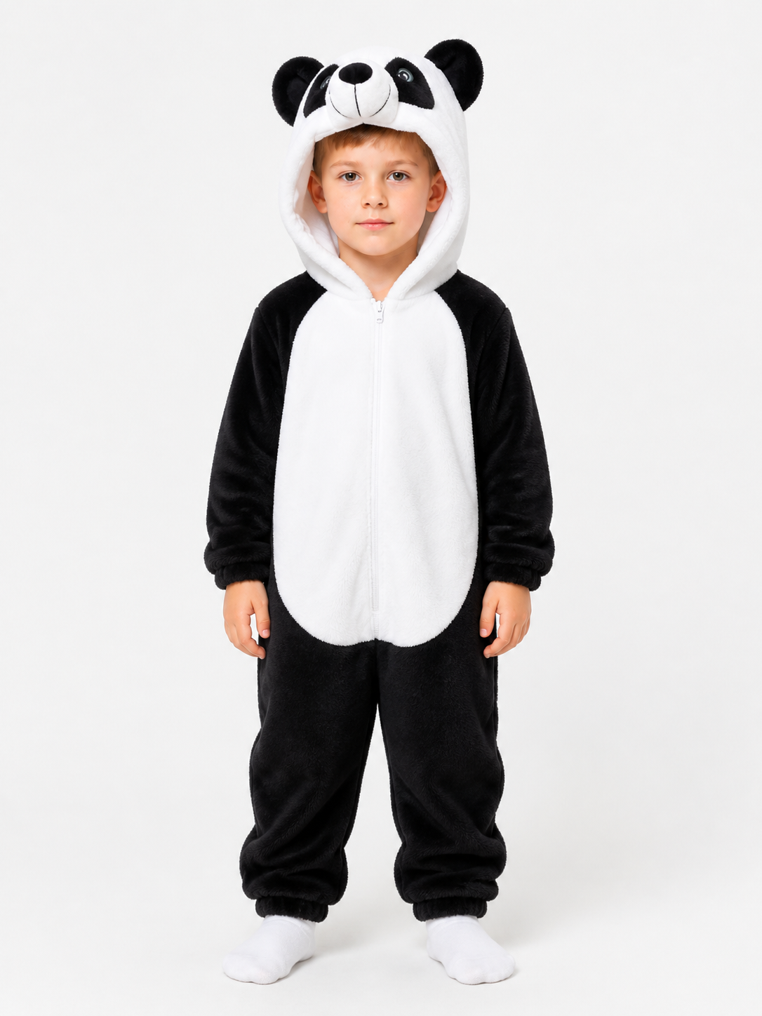 Panda Hooded Zip-Up Pajama Onesie product detail 3