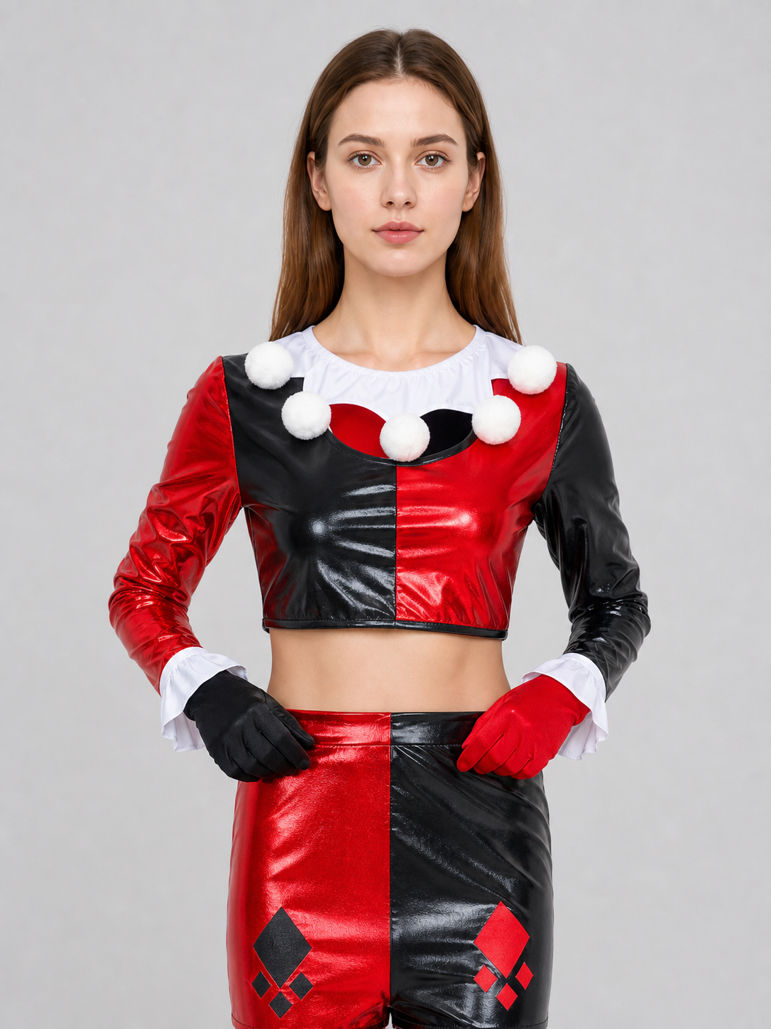 Clown Carnival Costume for Cosplay with Accessories Costume Accessories detail 2