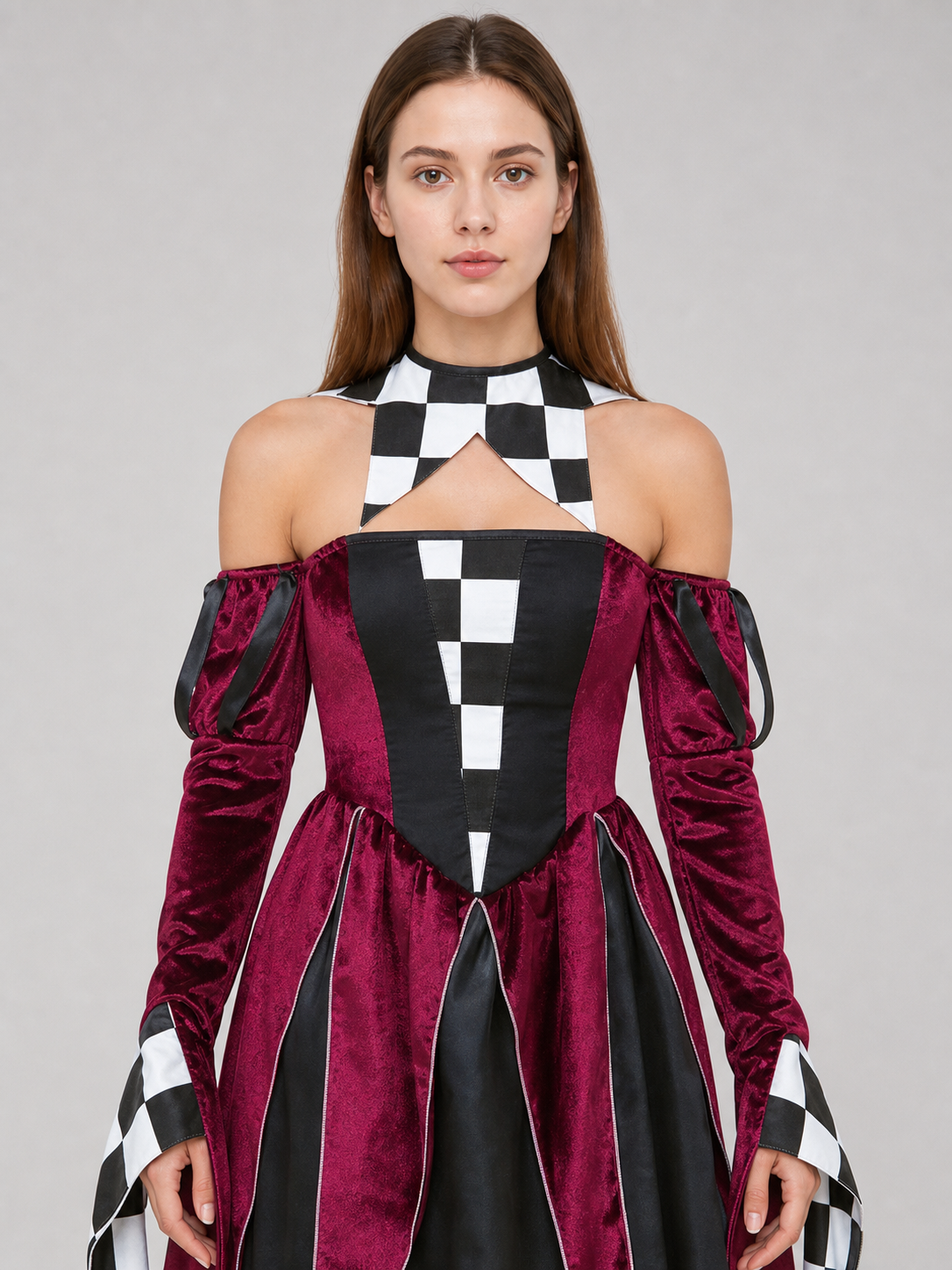 Retro Court Ball-Style Dress for Cosplay