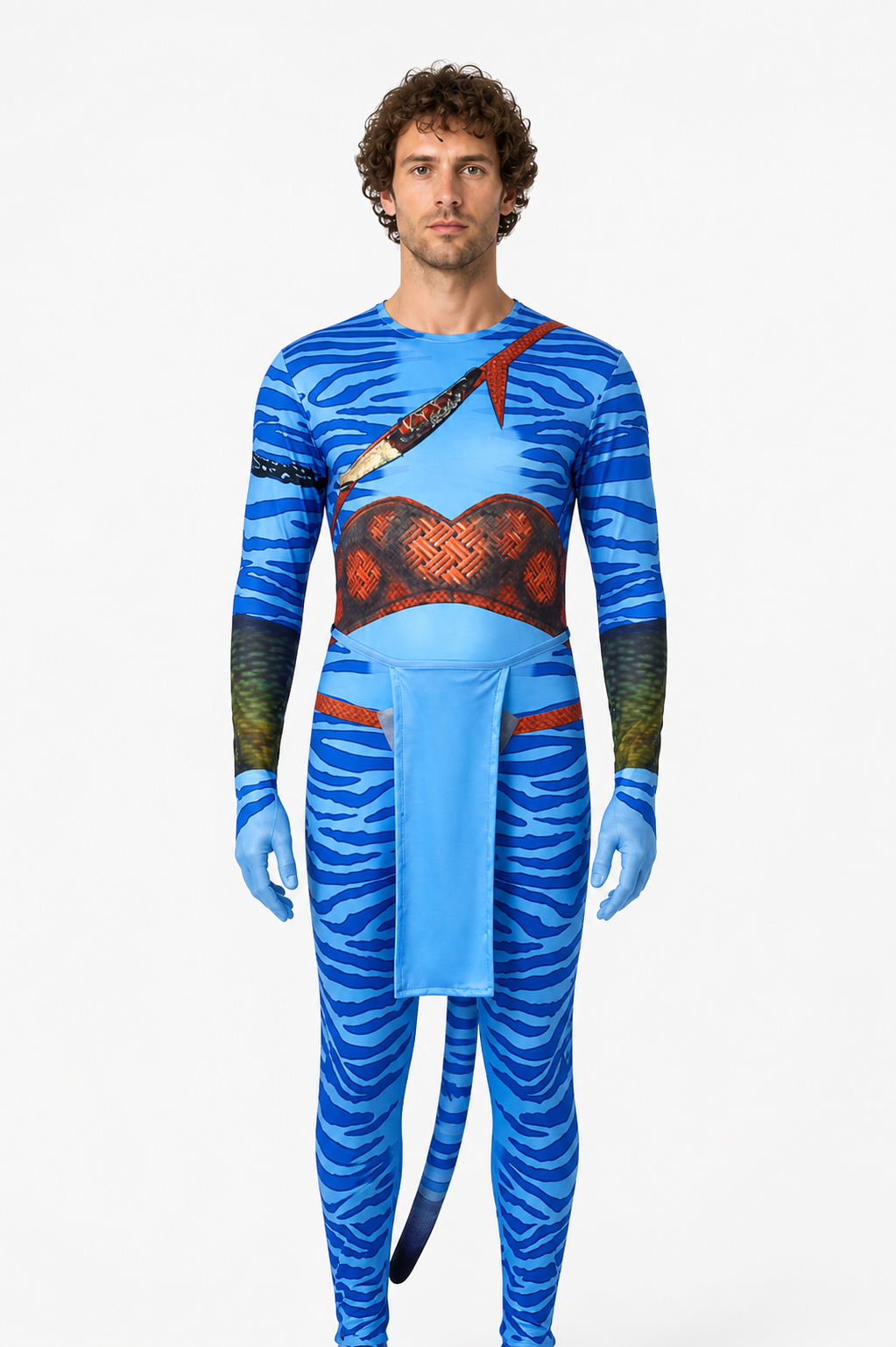 Children's Avatar Cosplay Jumpsuit Costumes detail 3