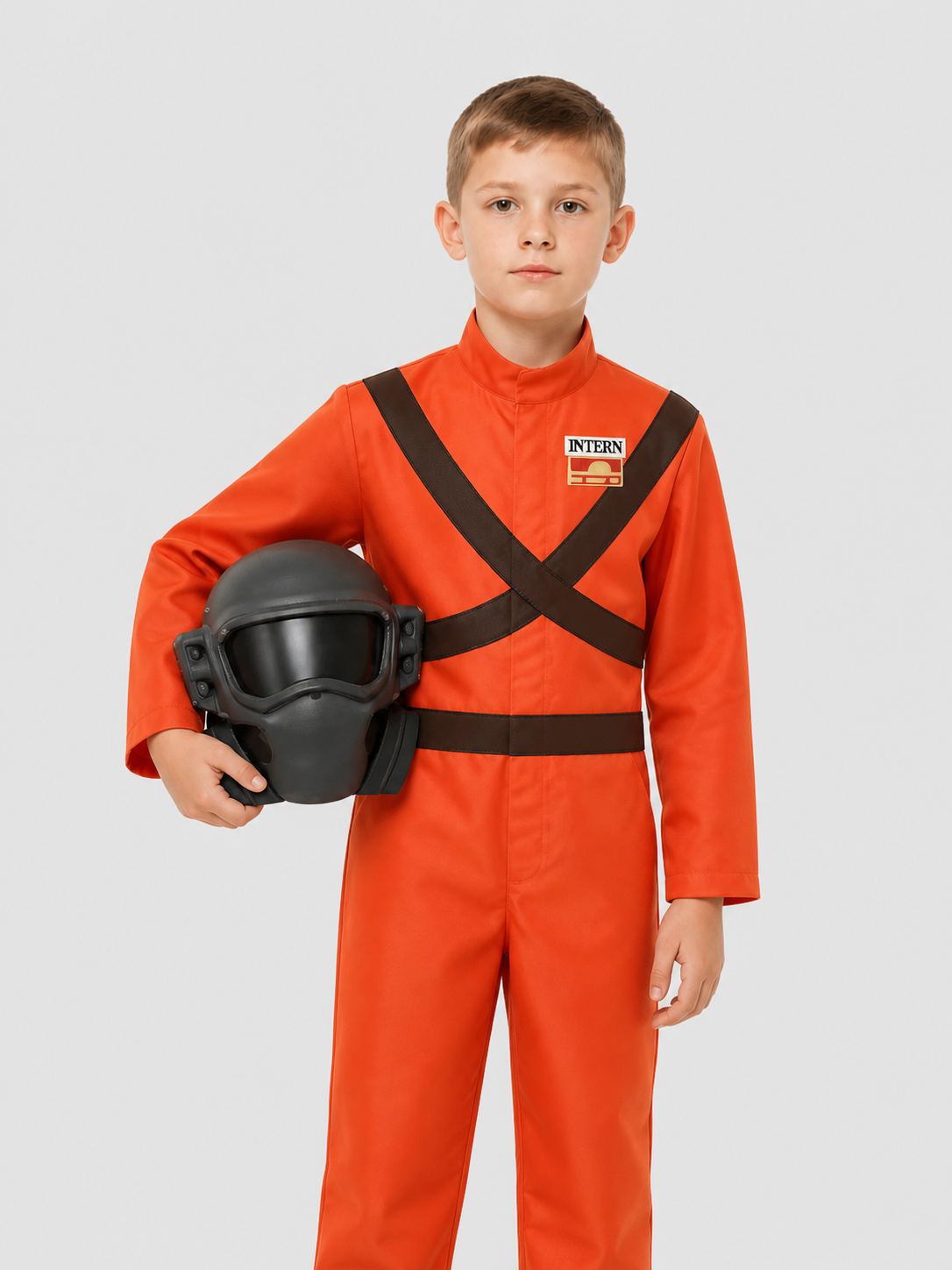 Lethal Company Cosplay Costume: Jumpsuit and Mask Costume Masks detail 3
