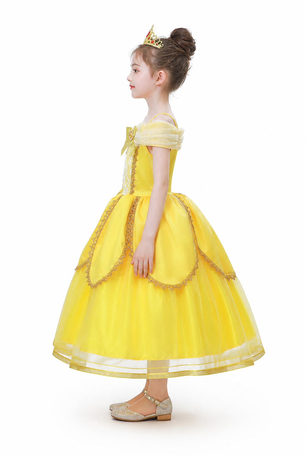 Golden Princess Costume Set side view