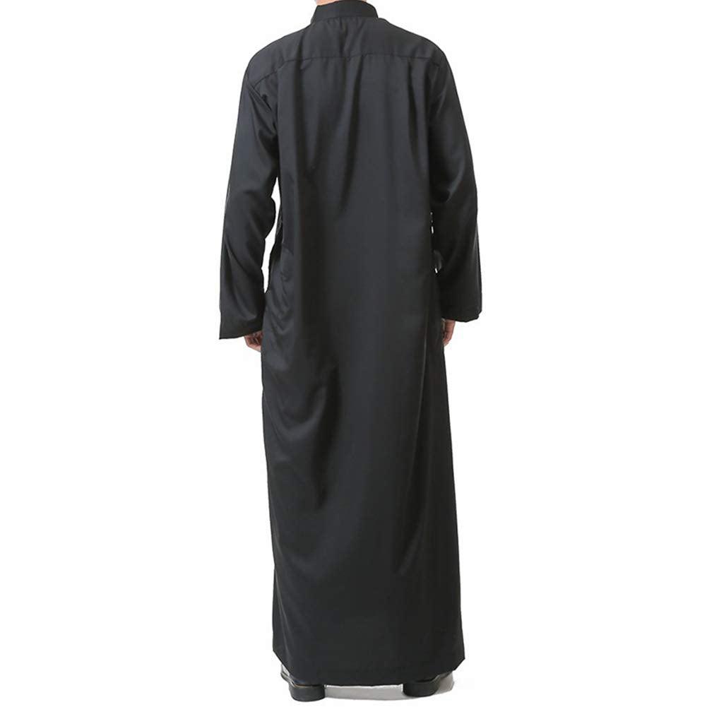Arabia Thobe with Long Sleeves Arab Muslim Wear Kafiya Keffiyeh Middle Eastern Scarf Wrap with Aqel Rope - HOMELEX