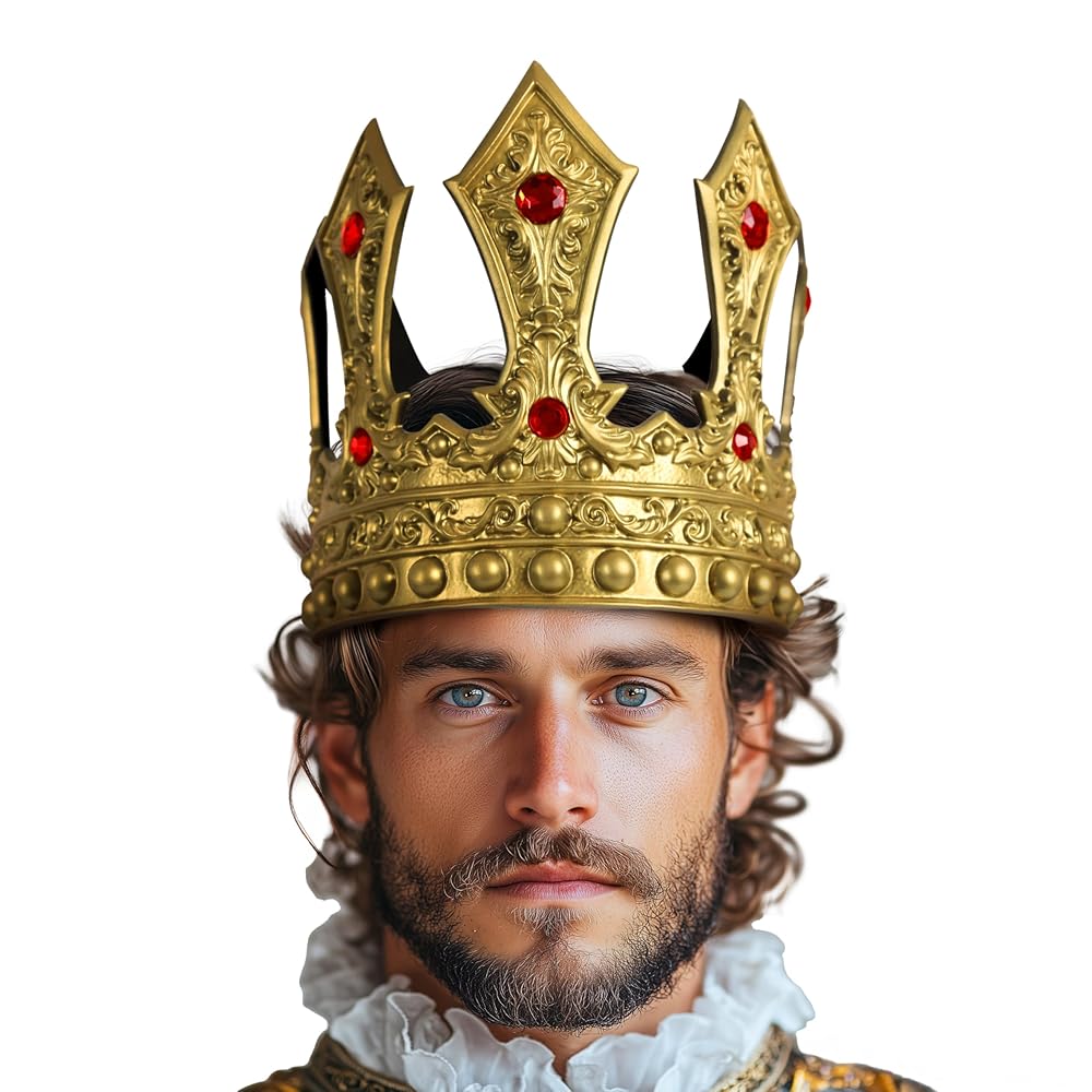 Carnival Crown with Stones and Beads