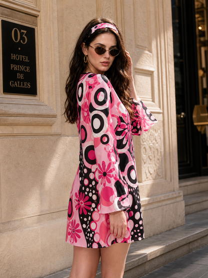 ’80s Disco Costume: Dress with Accessory