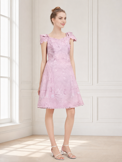 Pink cosplay dress from Wicked 2