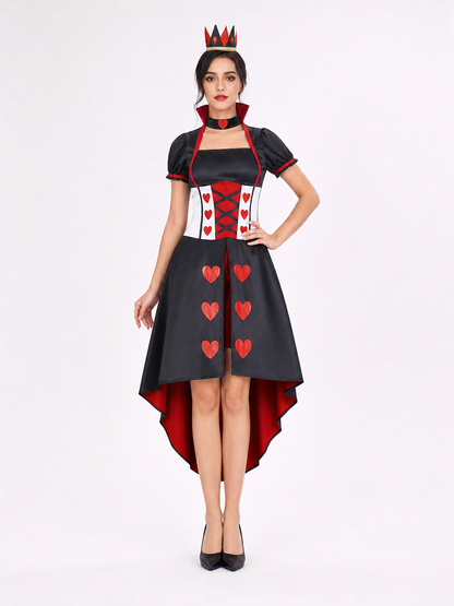 Women’s Disney Queen of Hearts Halloween Costume Dress