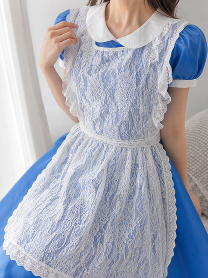 Oktoberfest carnival costume dress with apron