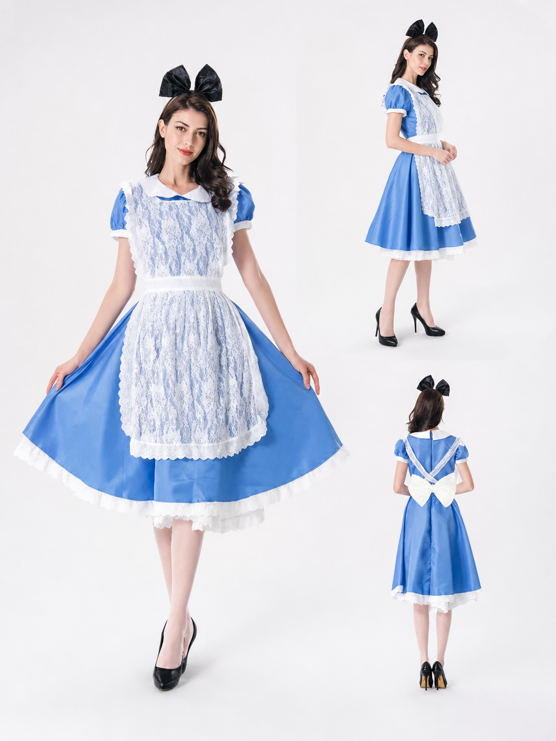 Oktoberfest carnival costume dress with apron