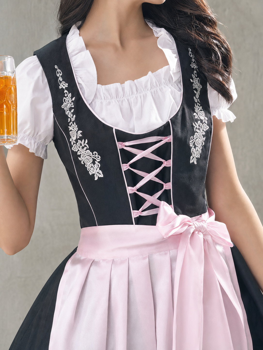 Bavarian Oktoberfest Costume with Apron