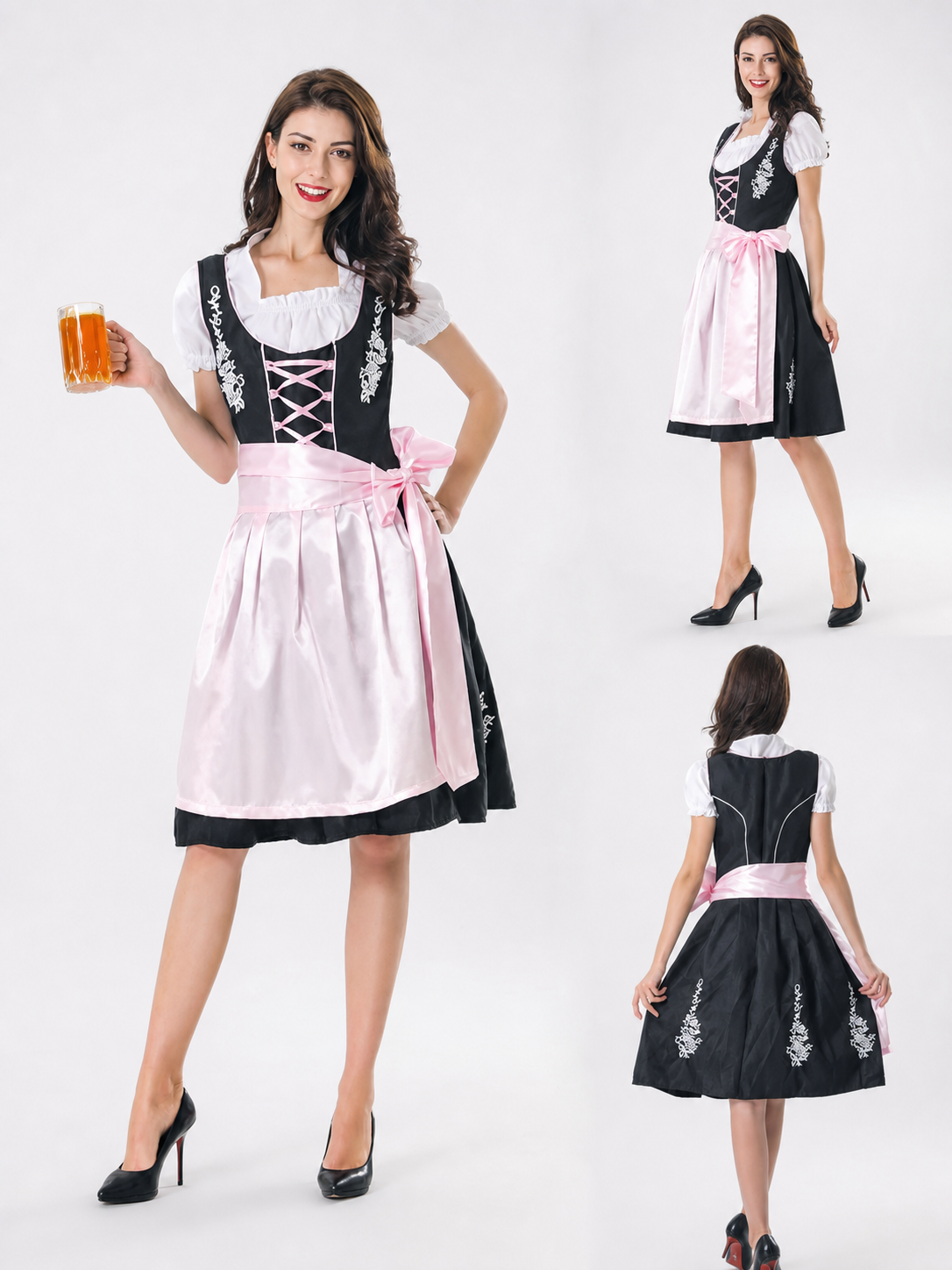 Bavarian Oktoberfest Costume with Apron
